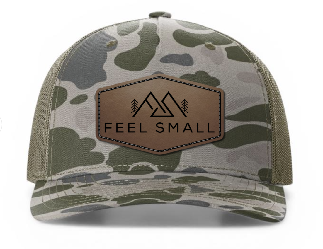 Feel Small Snapback Hat - Camo