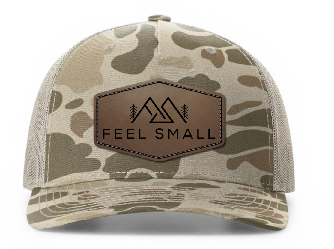 Feel Small Snapback Hat - Camo