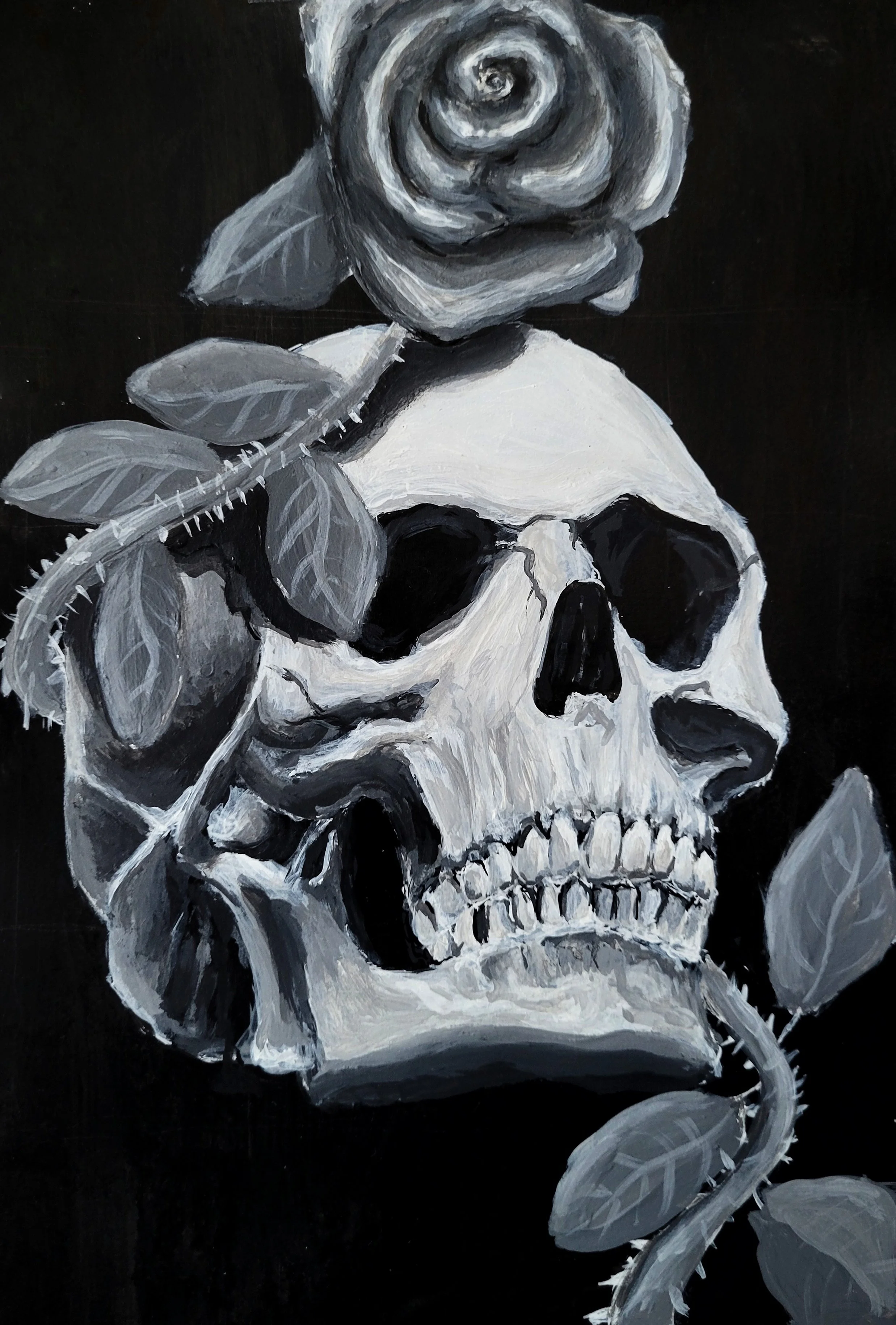 Skull and Rose