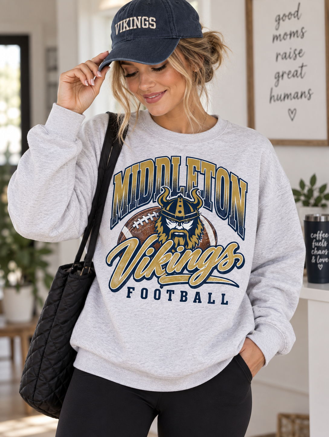 Vintage Middleton Football Crewneck