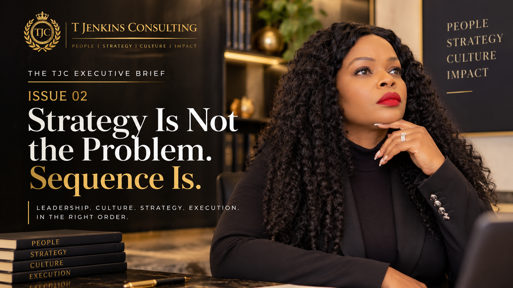 The TJC Executive Brief | Issue 02: Strategy Is Not the Problem. Sequence Is.