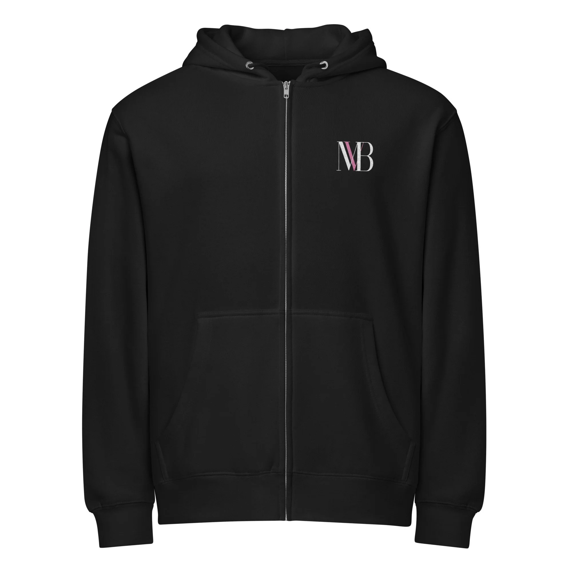 Premium Full Zip Hoodie (Black)