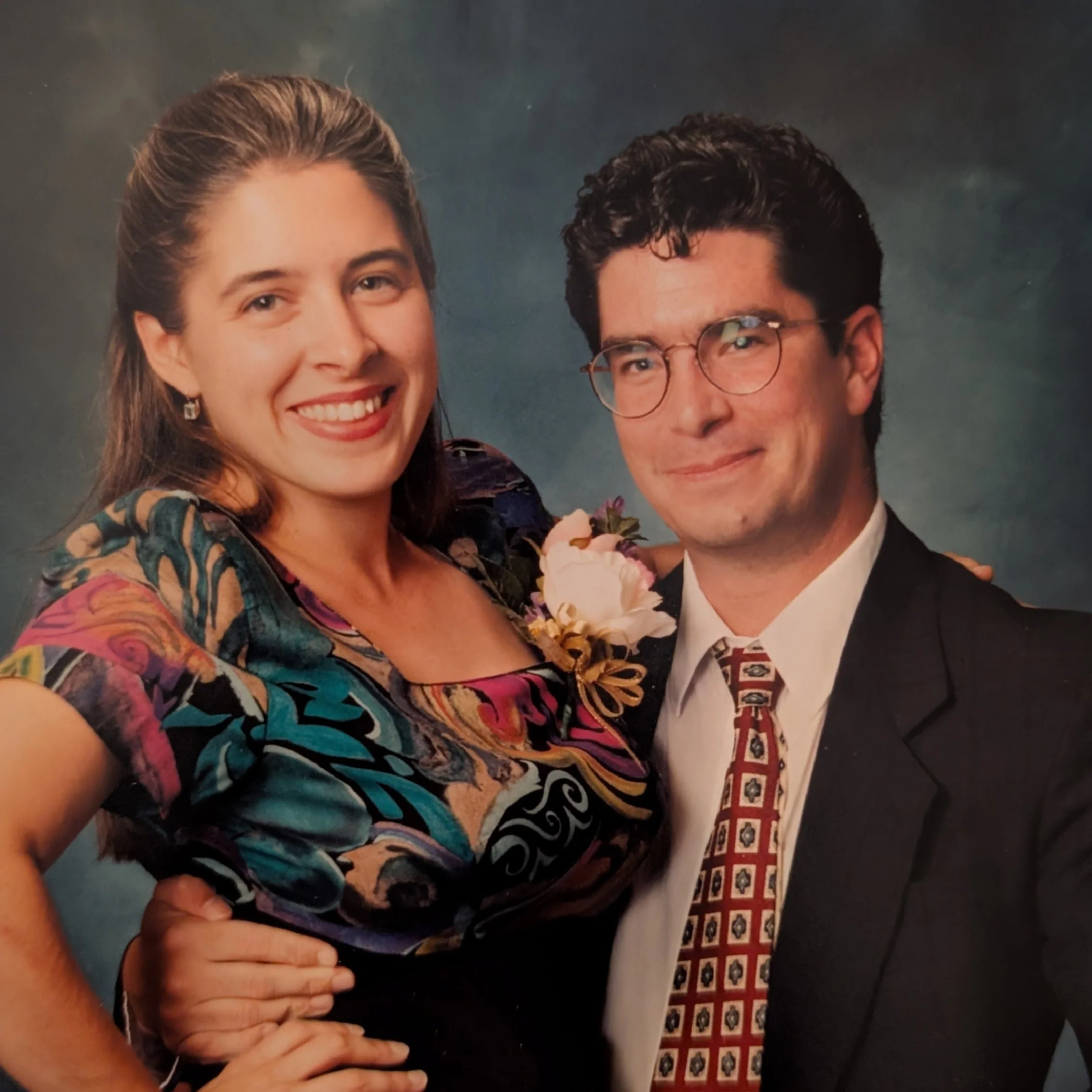 Lisa and Bill Lewins in 1996