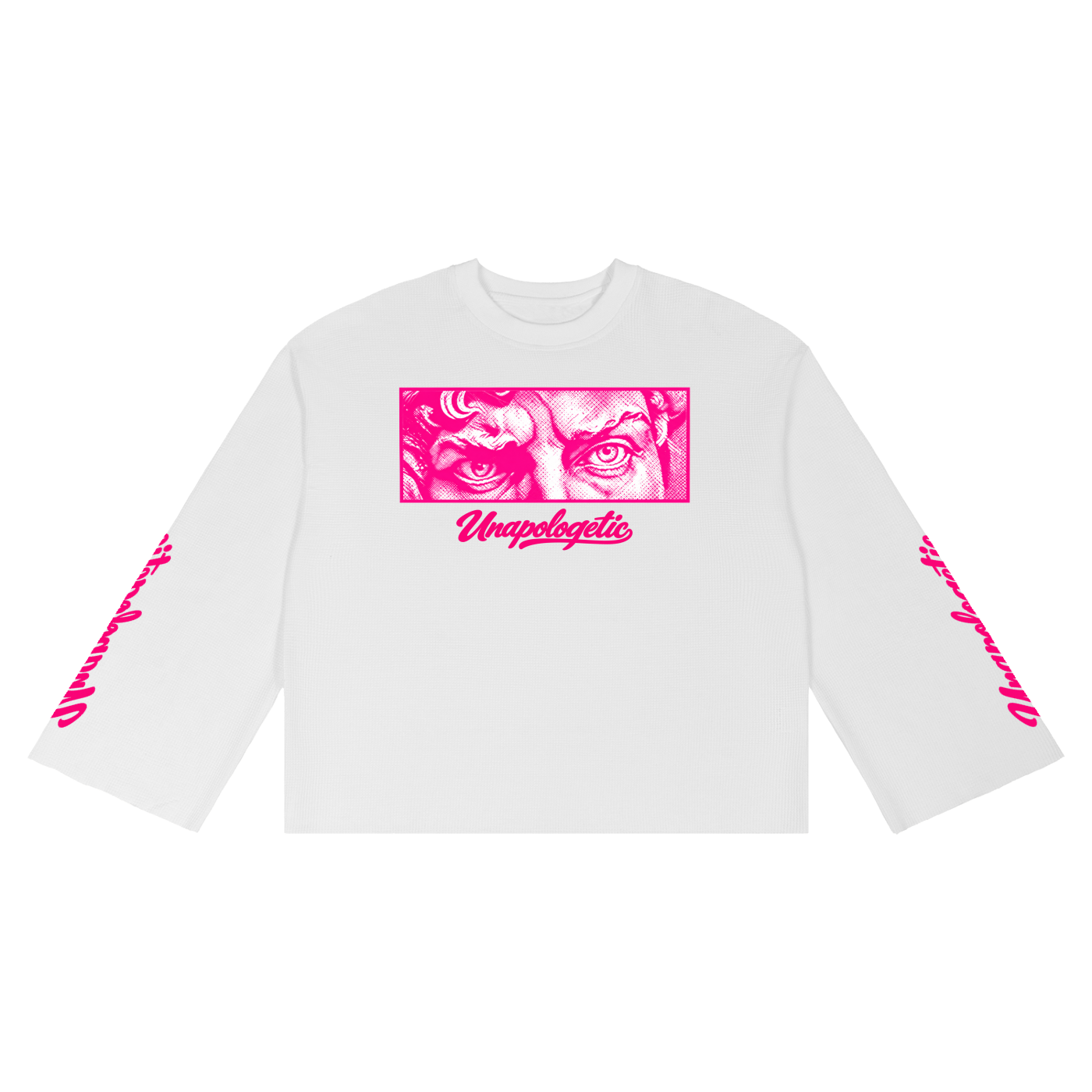 Waffle knit long sleeve