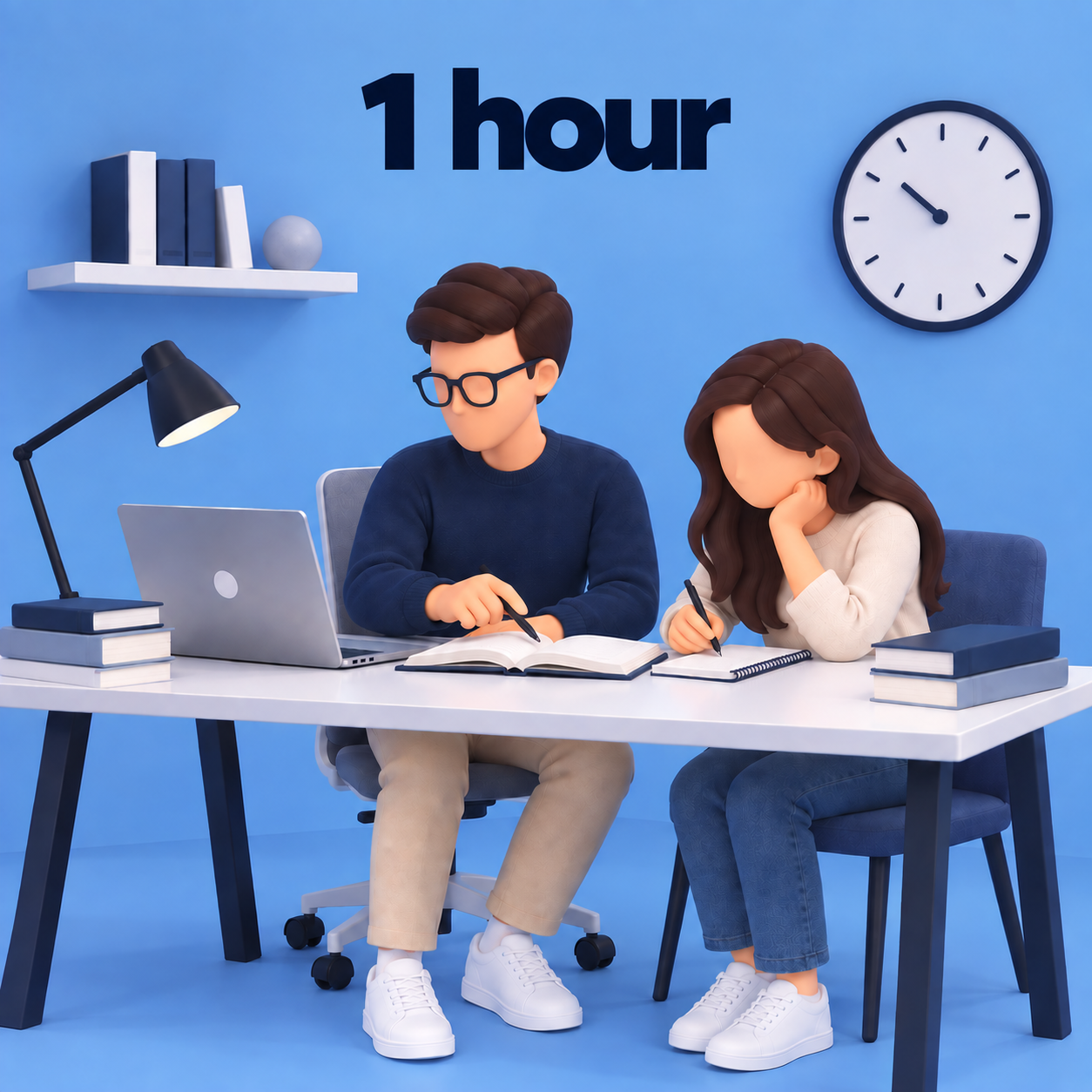 One hour of tutoring