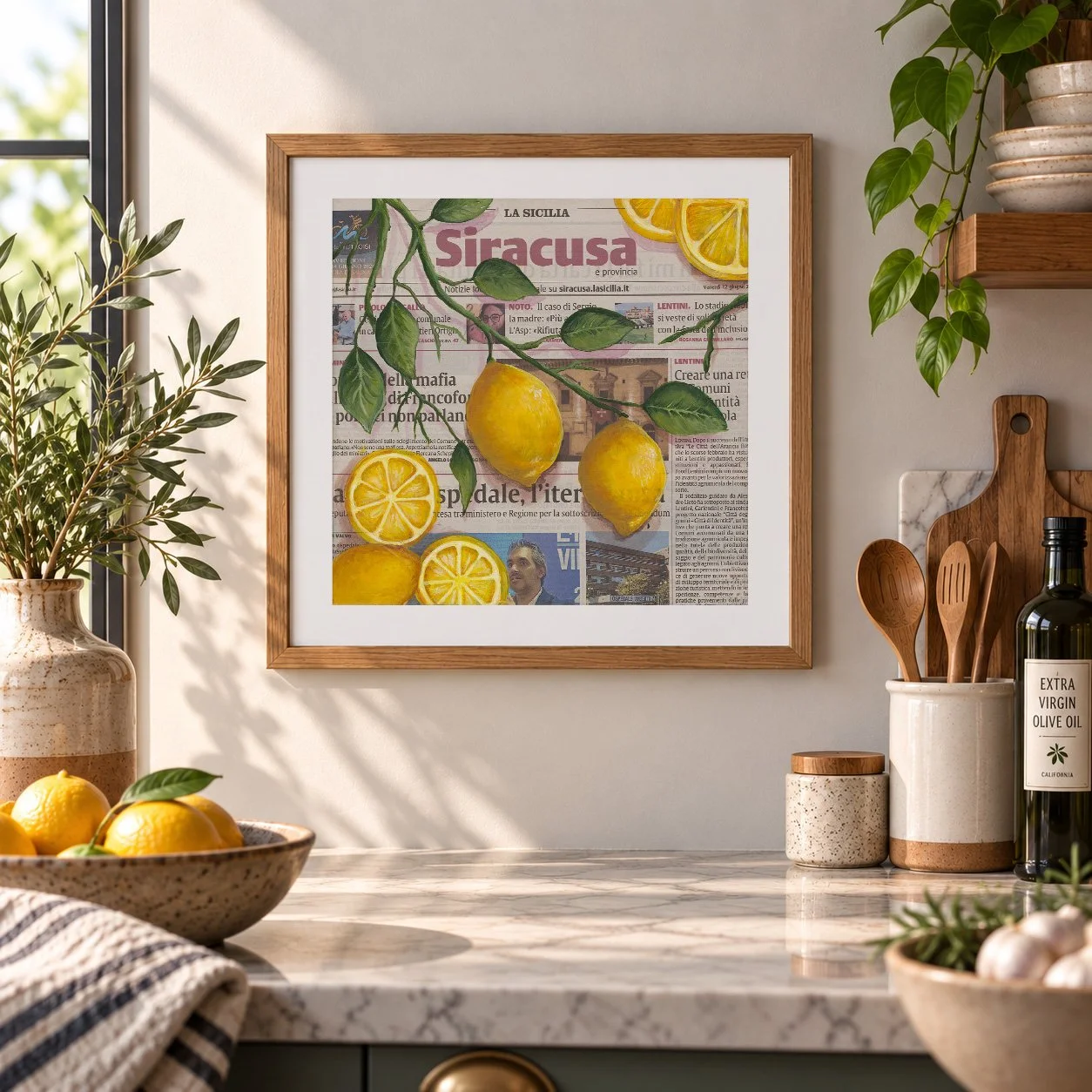 Lemons - 12x12 Giclée Art Print