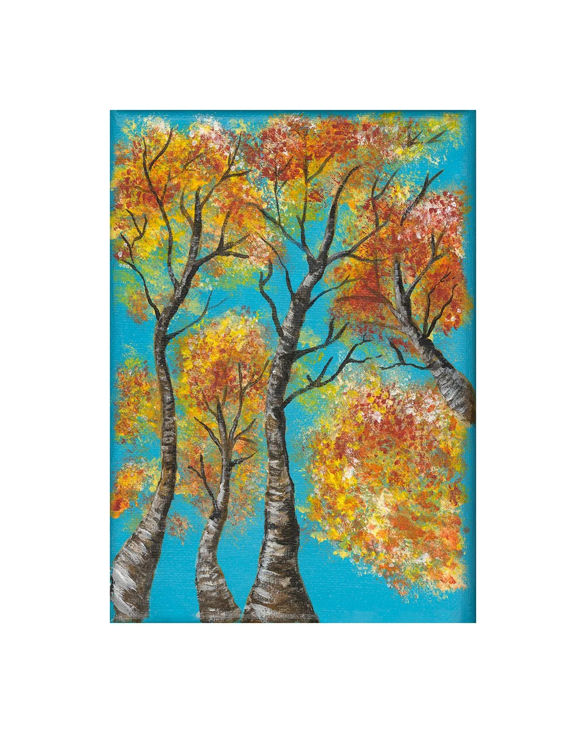 Autumn Trees - 8x10 Giclée Art Print