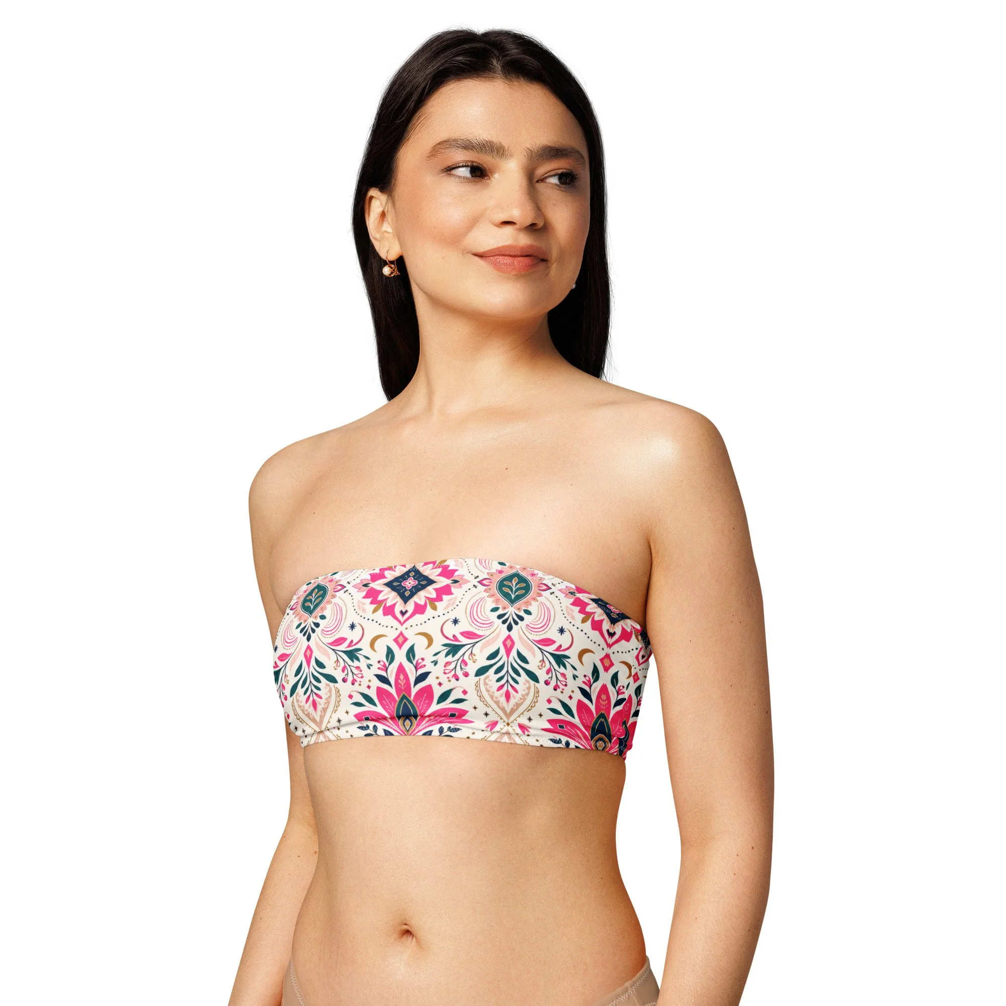 Bandeau bikini top