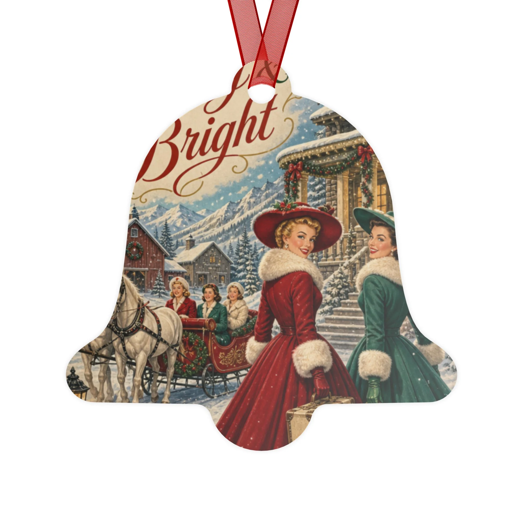 Double-sided ceramic ornaments