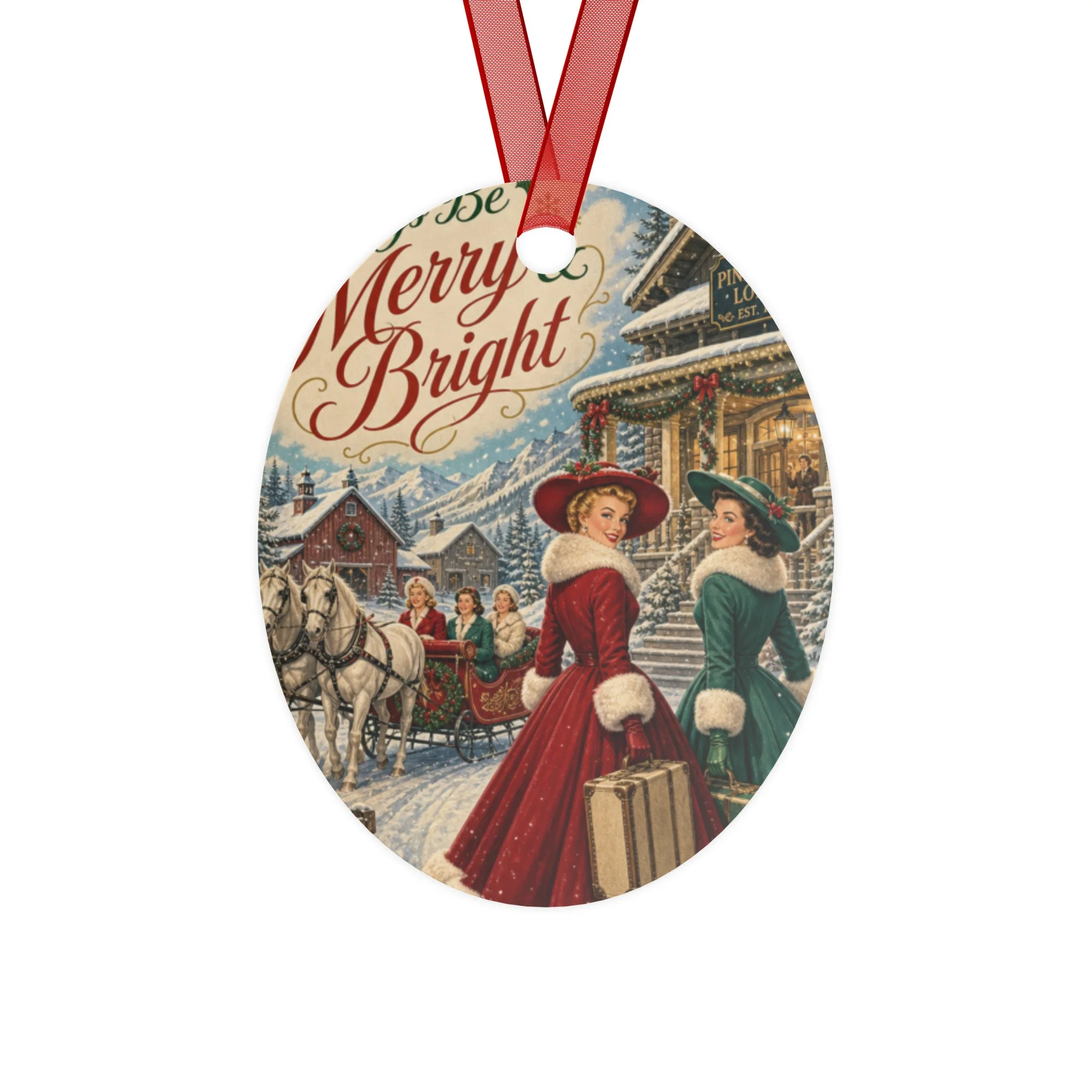 Double-sided ceramic ornaments