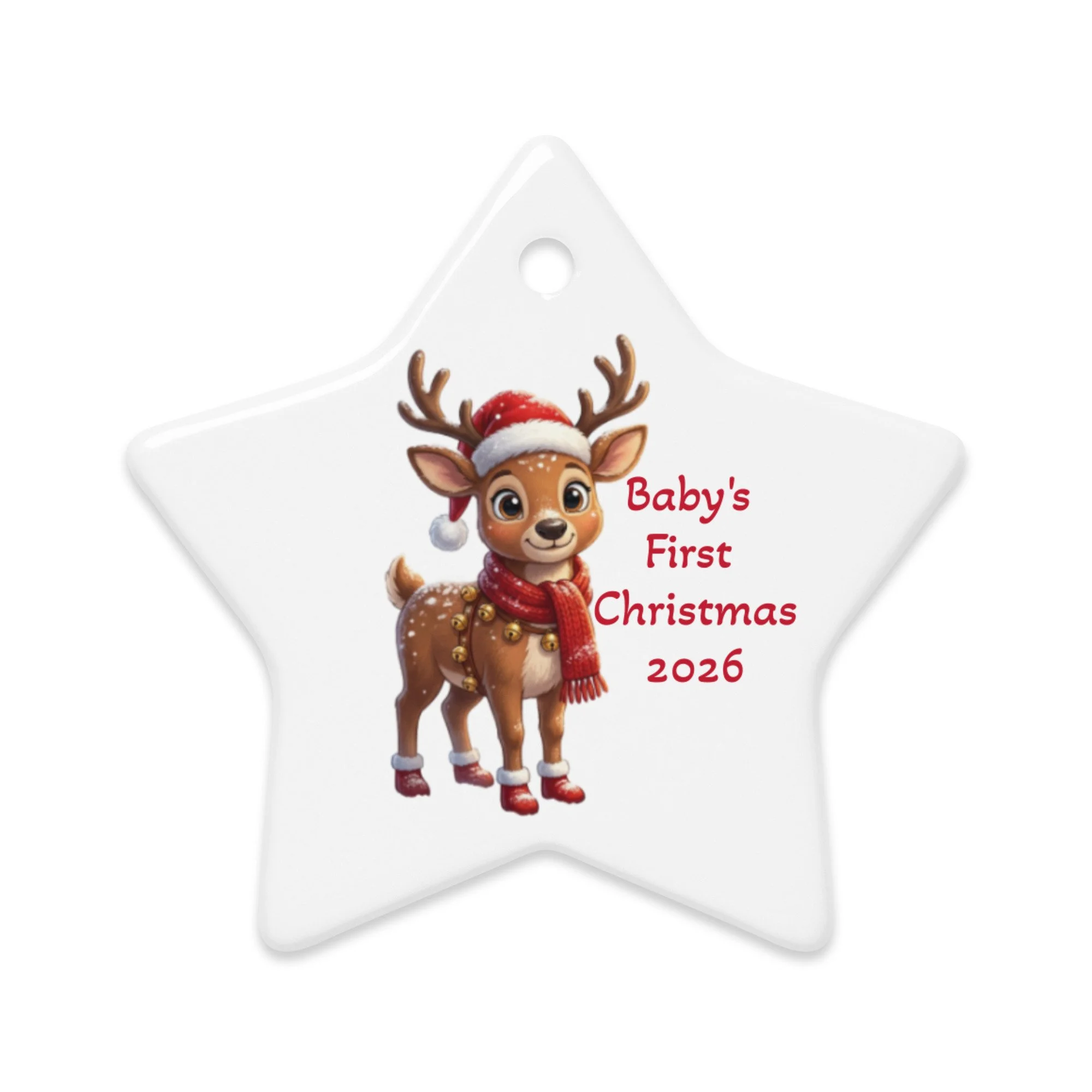Double-sided ceramic ornaments
