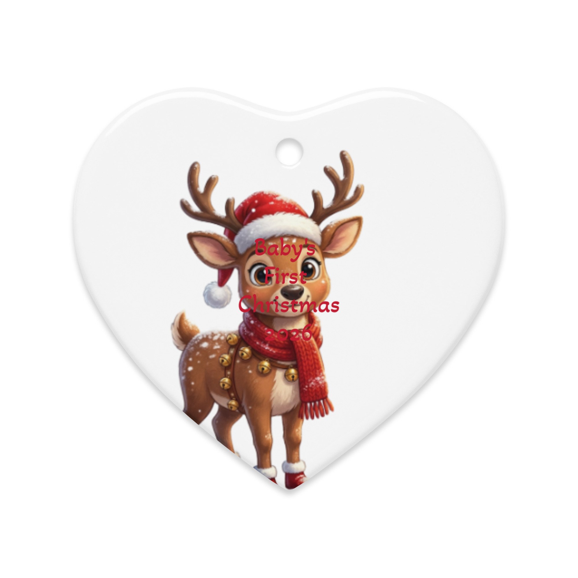 Double-sided ceramic ornaments
