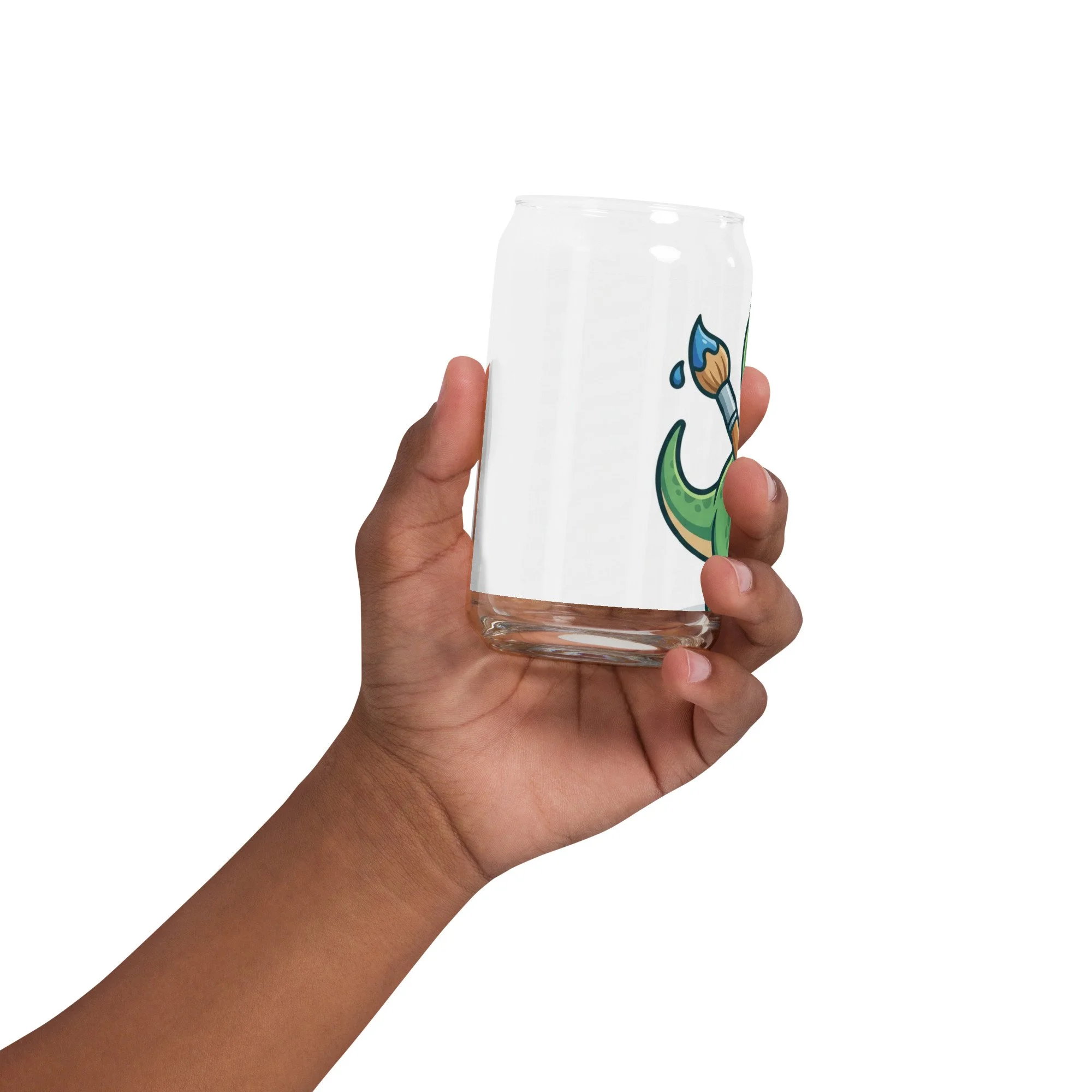 Can-shaped glass