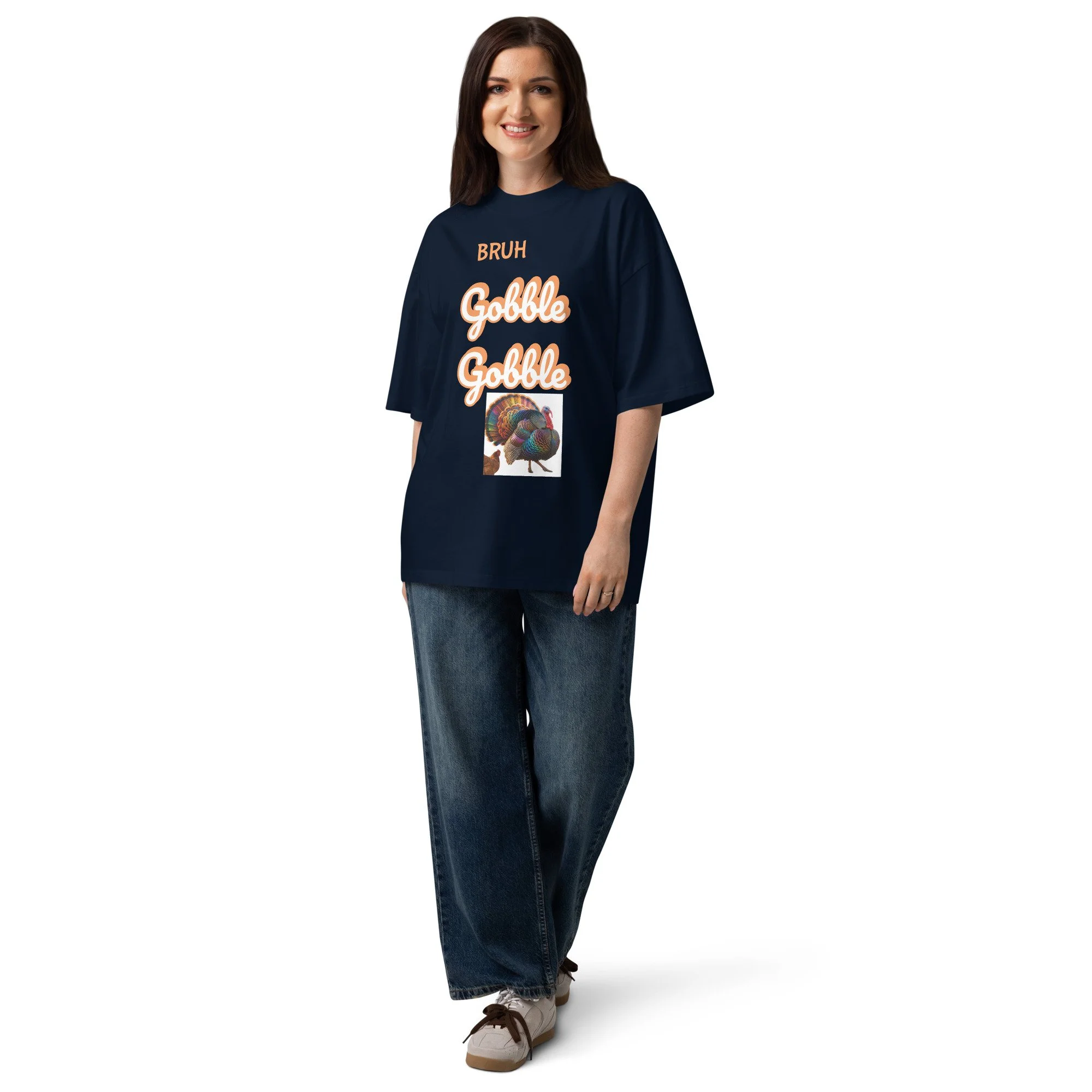 Oversized T-Shirt - Thanksgiving fun