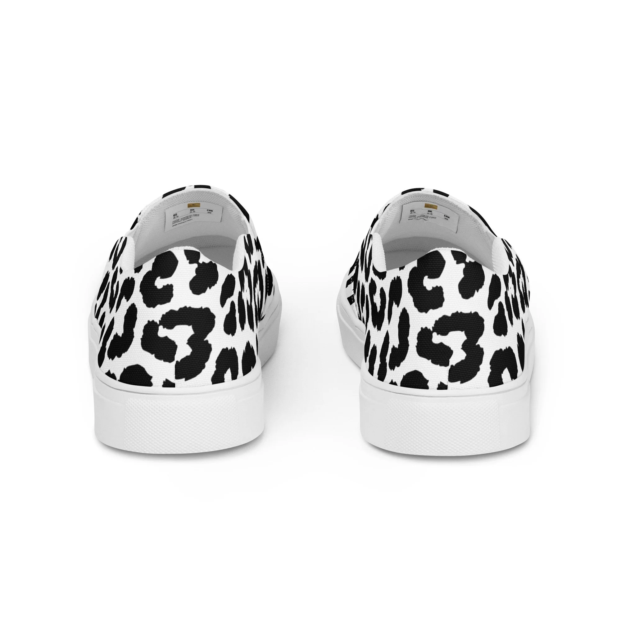 Men’s slip-on canvas shoes-Leopard Cool