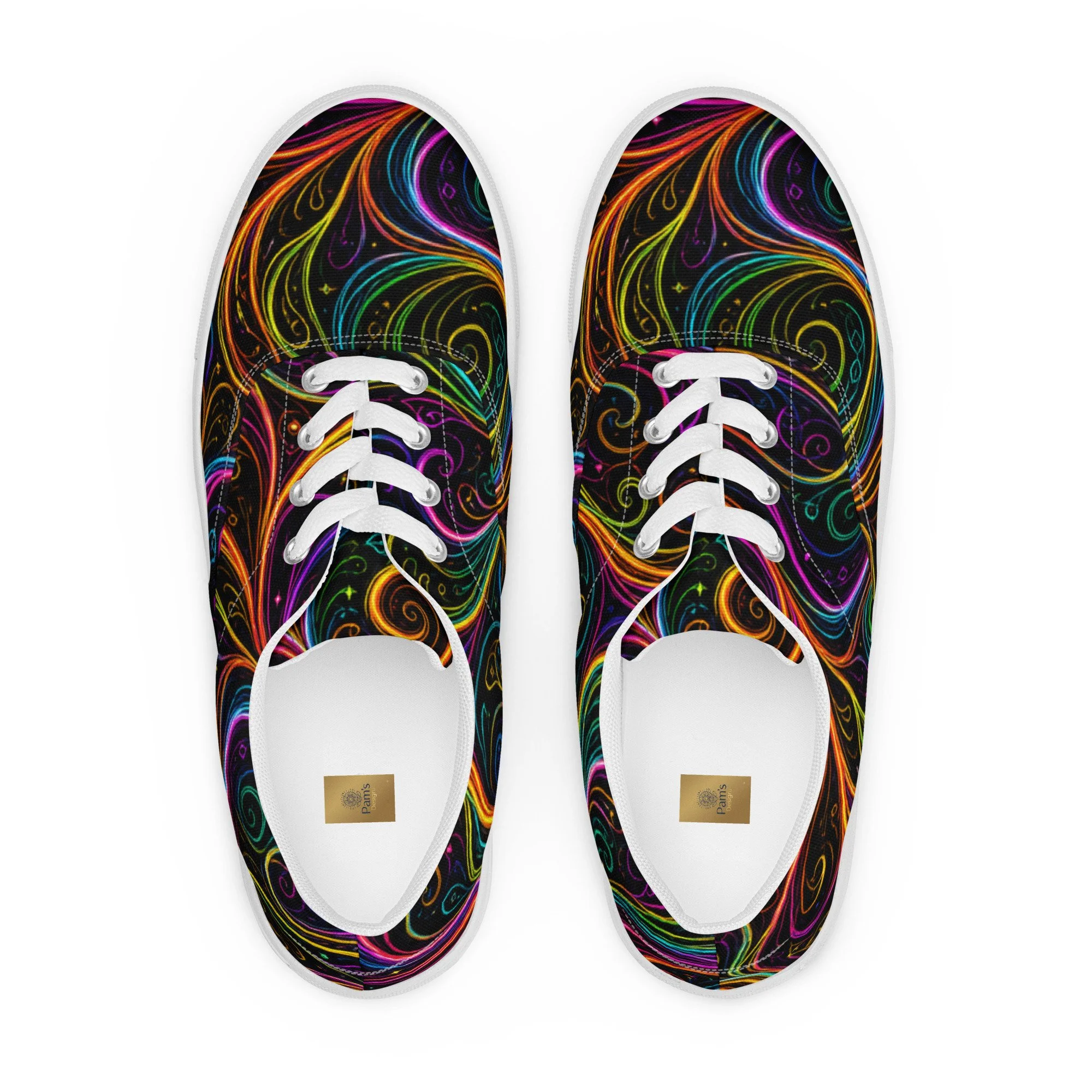 Men’s lace-up canvas shoes-Wear the Color