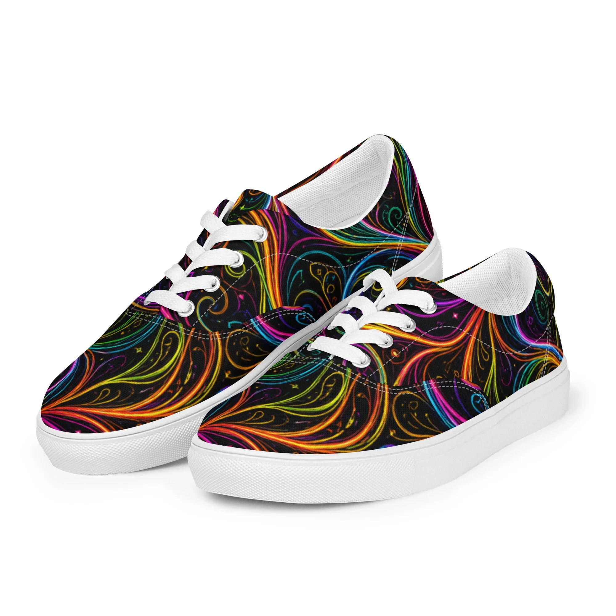 Men’s lace-up canvas shoes-Wear the Color