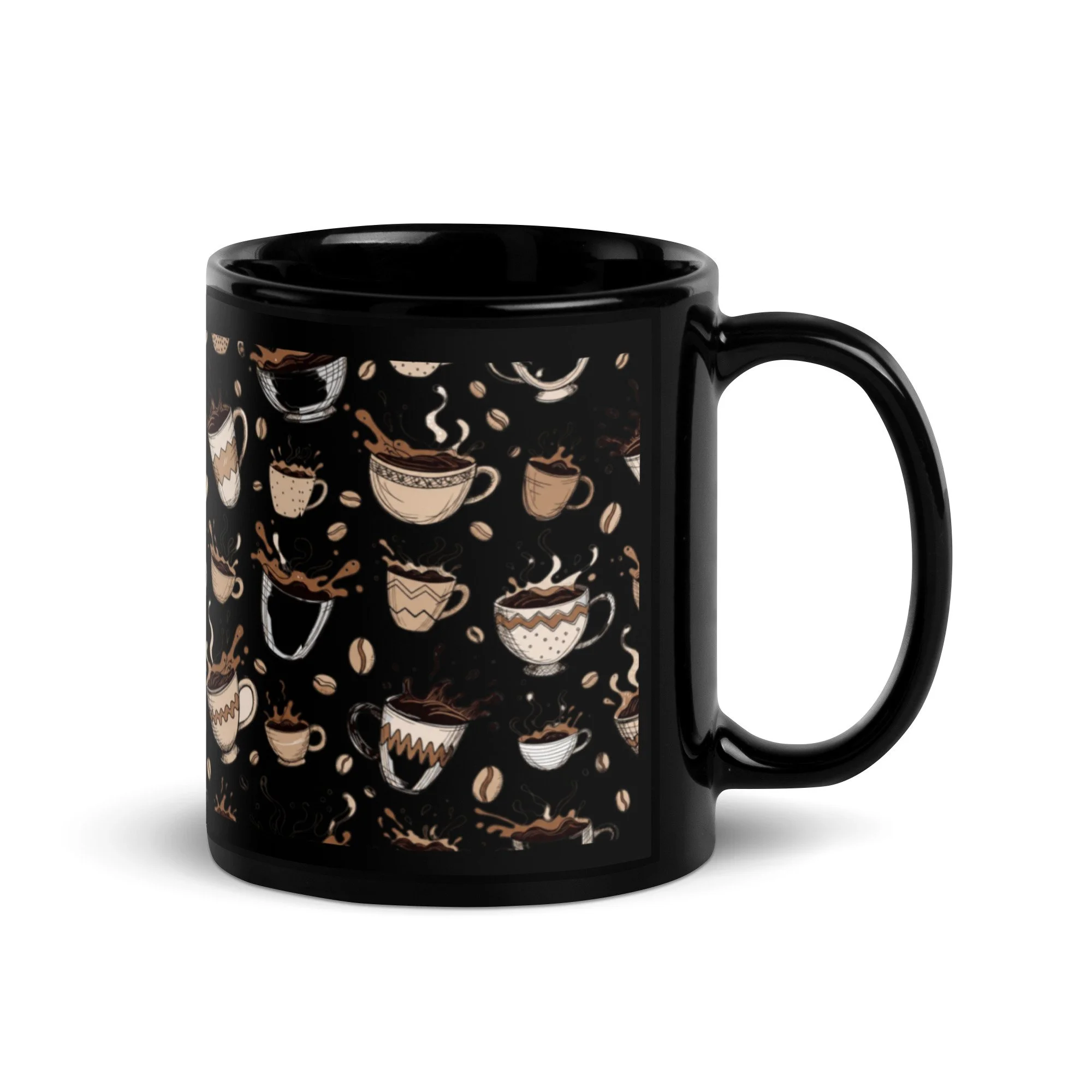 Black Glossy Mug