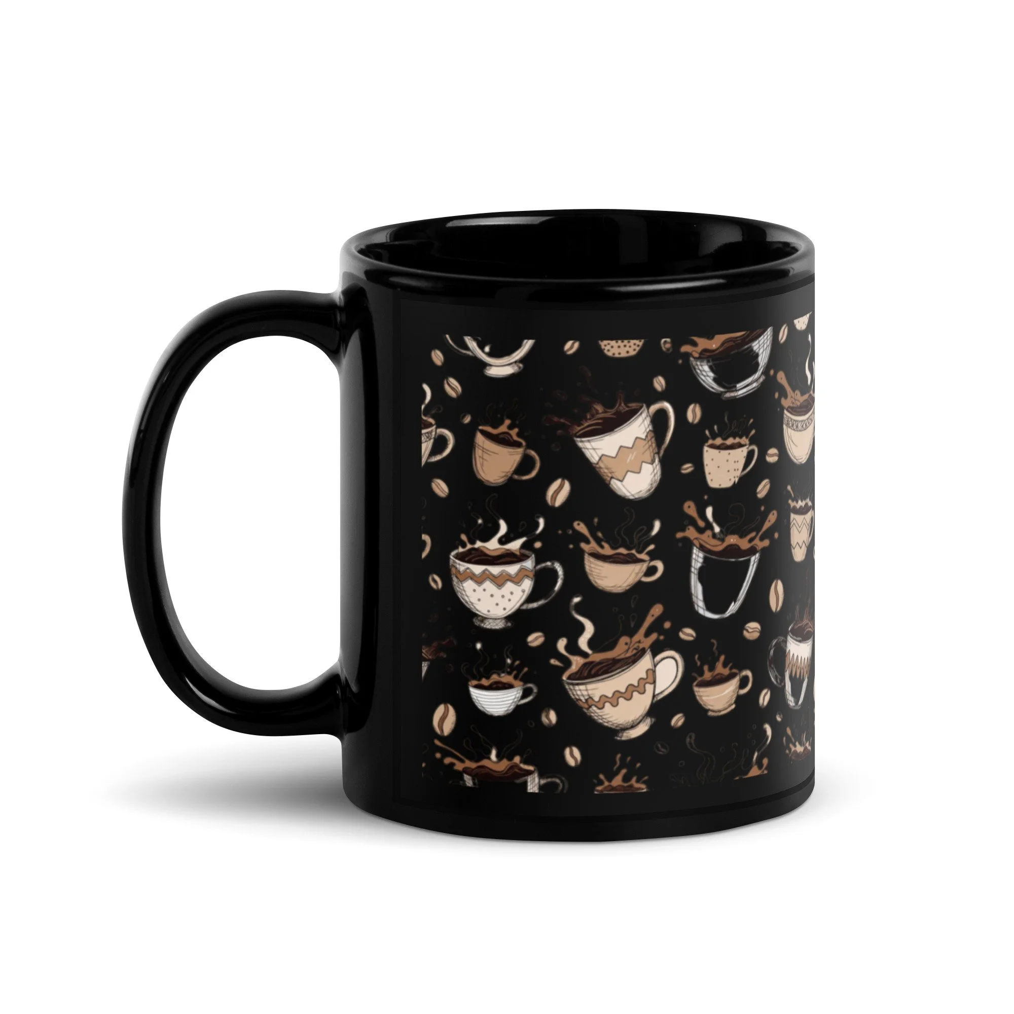 Black Glossy Mug