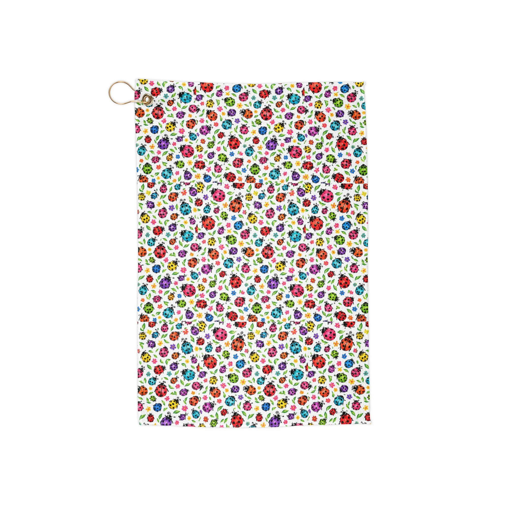 Golf towel-Ladybugs