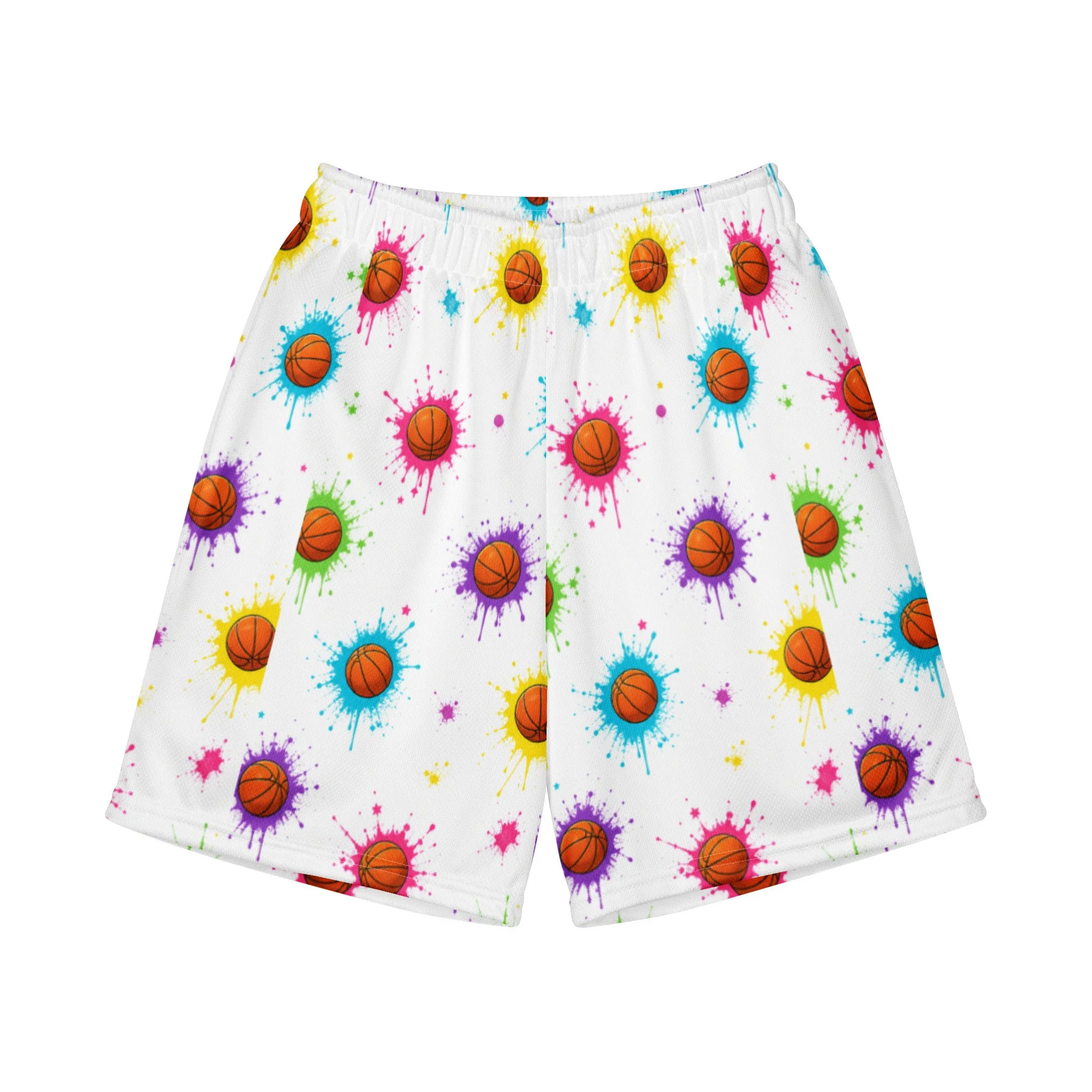 All-Over Print Youth Recycled Mesh Shorts