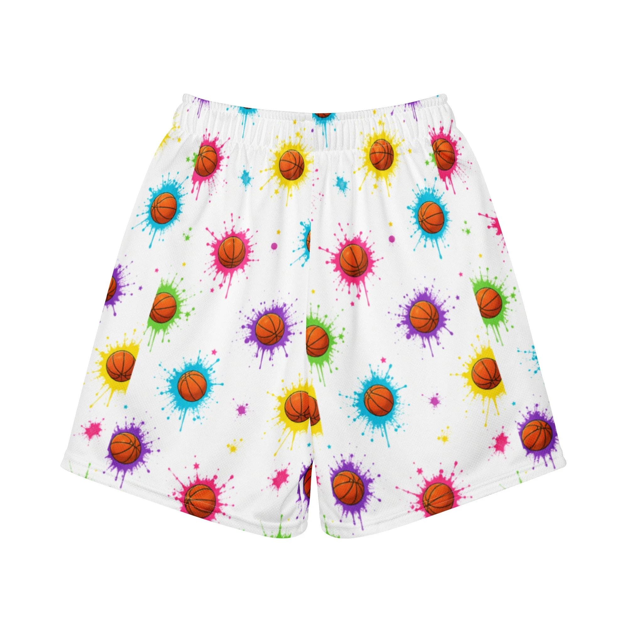 All-Over Print Youth Recycled Mesh Shorts