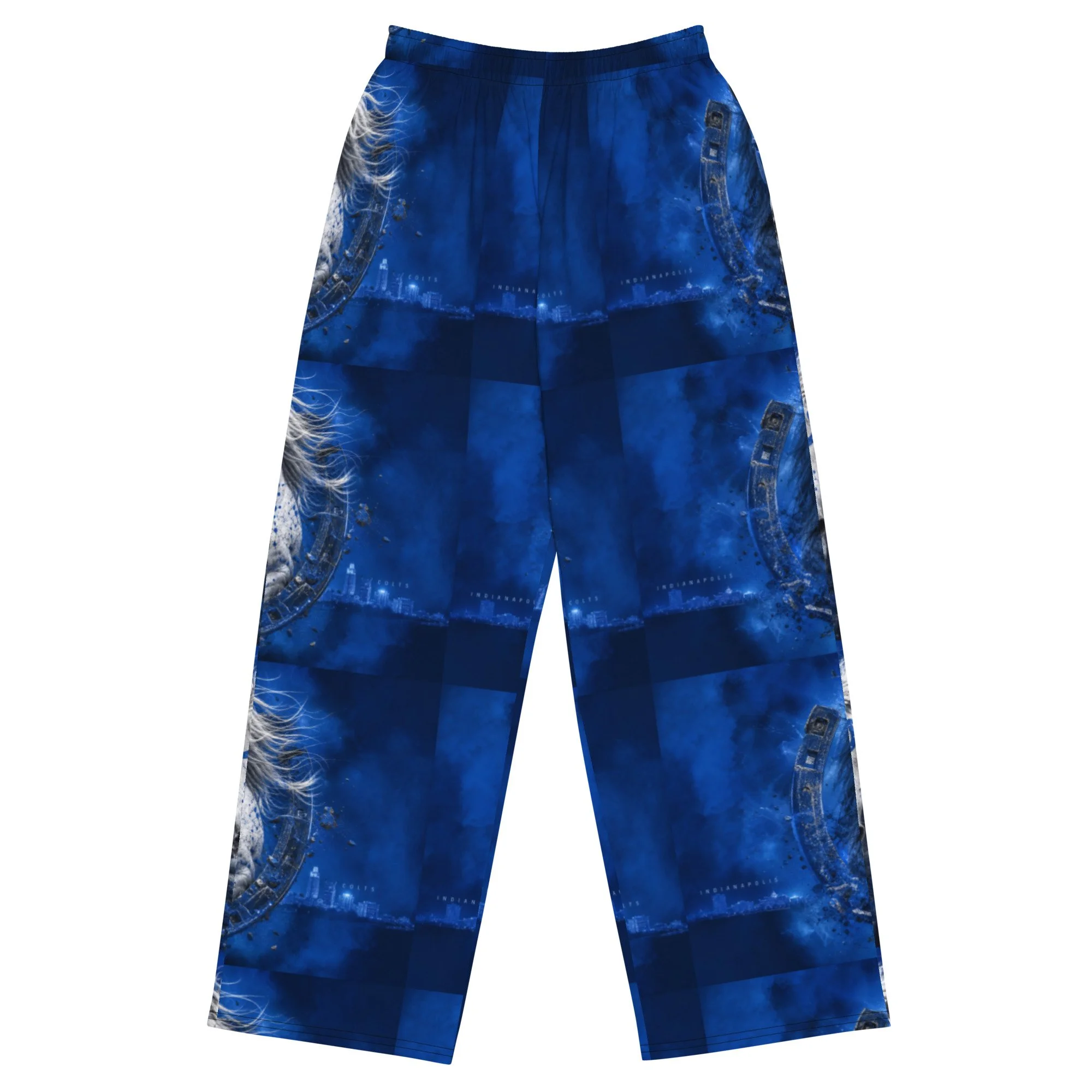 All-over print unisex wide-leg pants