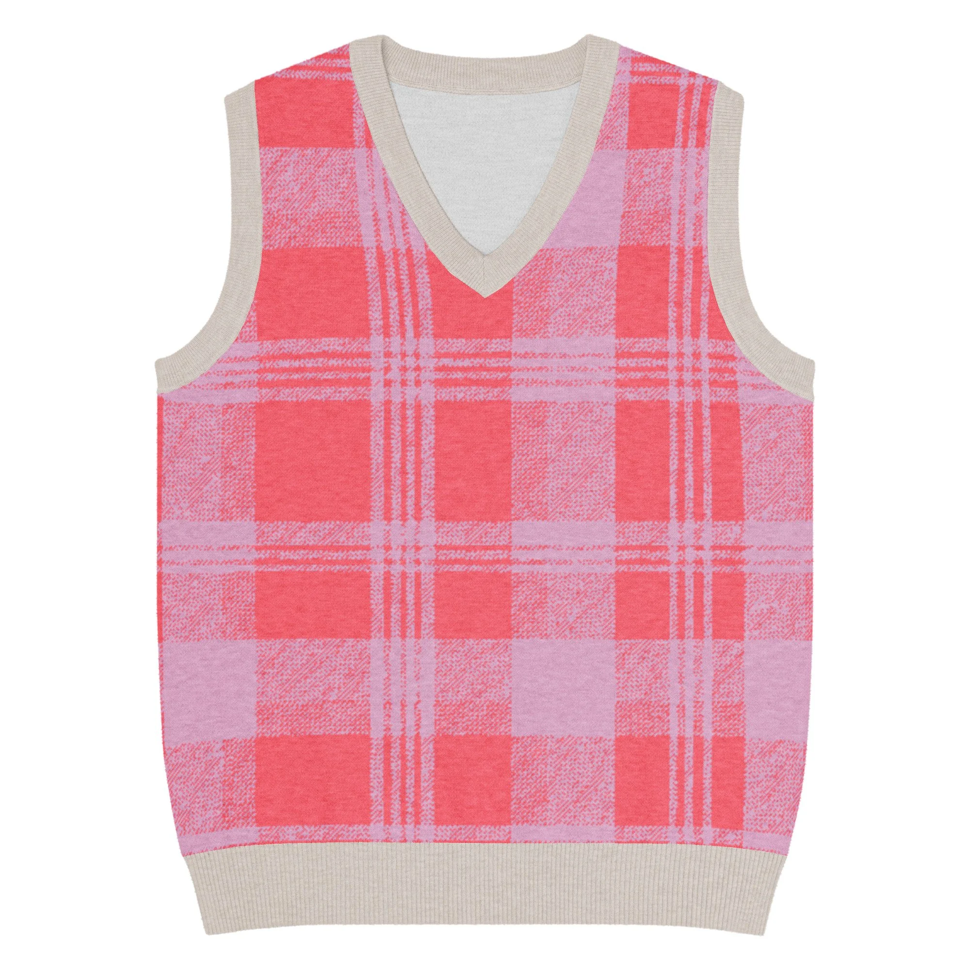 Knit V-neck vest