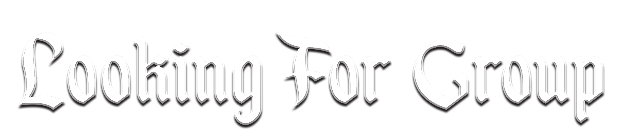 Logo with the text 'Looking for a Stowp' in gothic-style font.