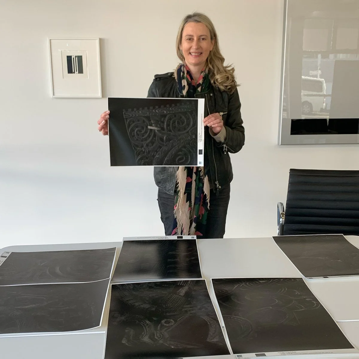 Sophie with Pardington print.jpg