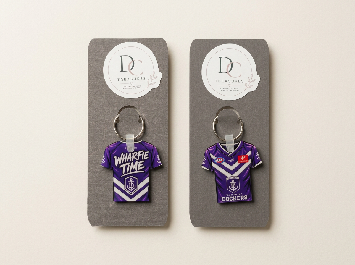 Custom Team Jersey Keyring
