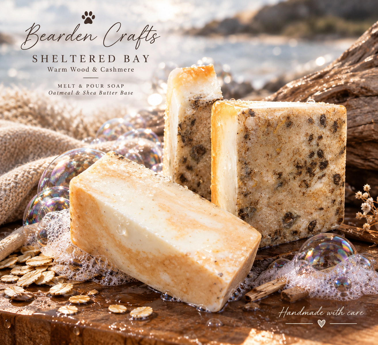 Sheltered Bay - Warm wood & Cashmere