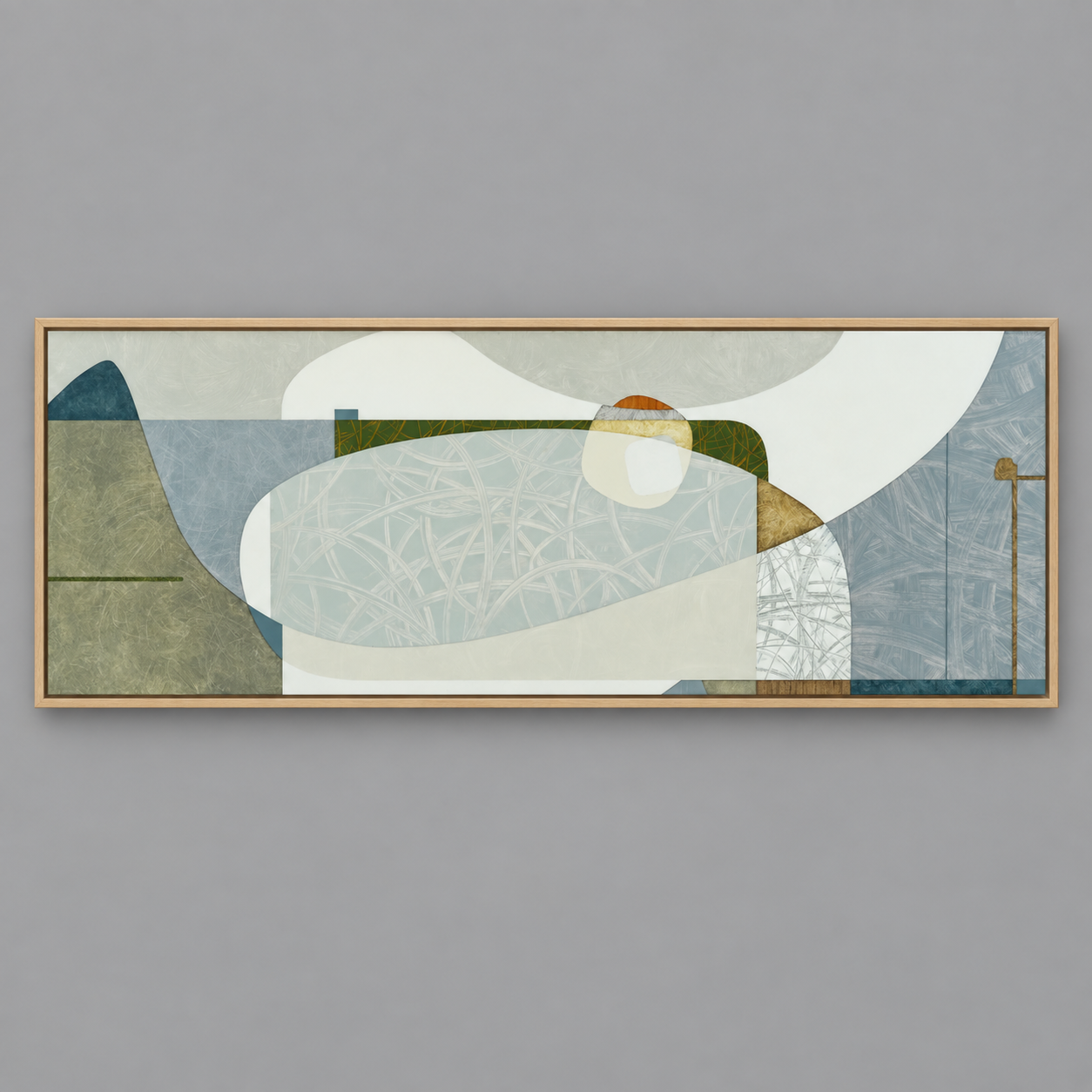 GORRAN HAVEN 170 x 60cm mixed media on panel with high gloss epoxy resin 