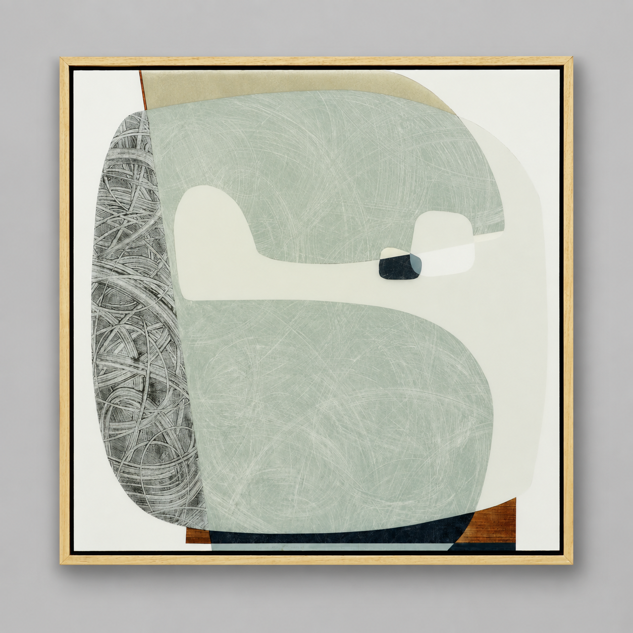 POLPERRO  | 80 x 80cm | mixed media on panel with high gloss epoxy resin | SOLD