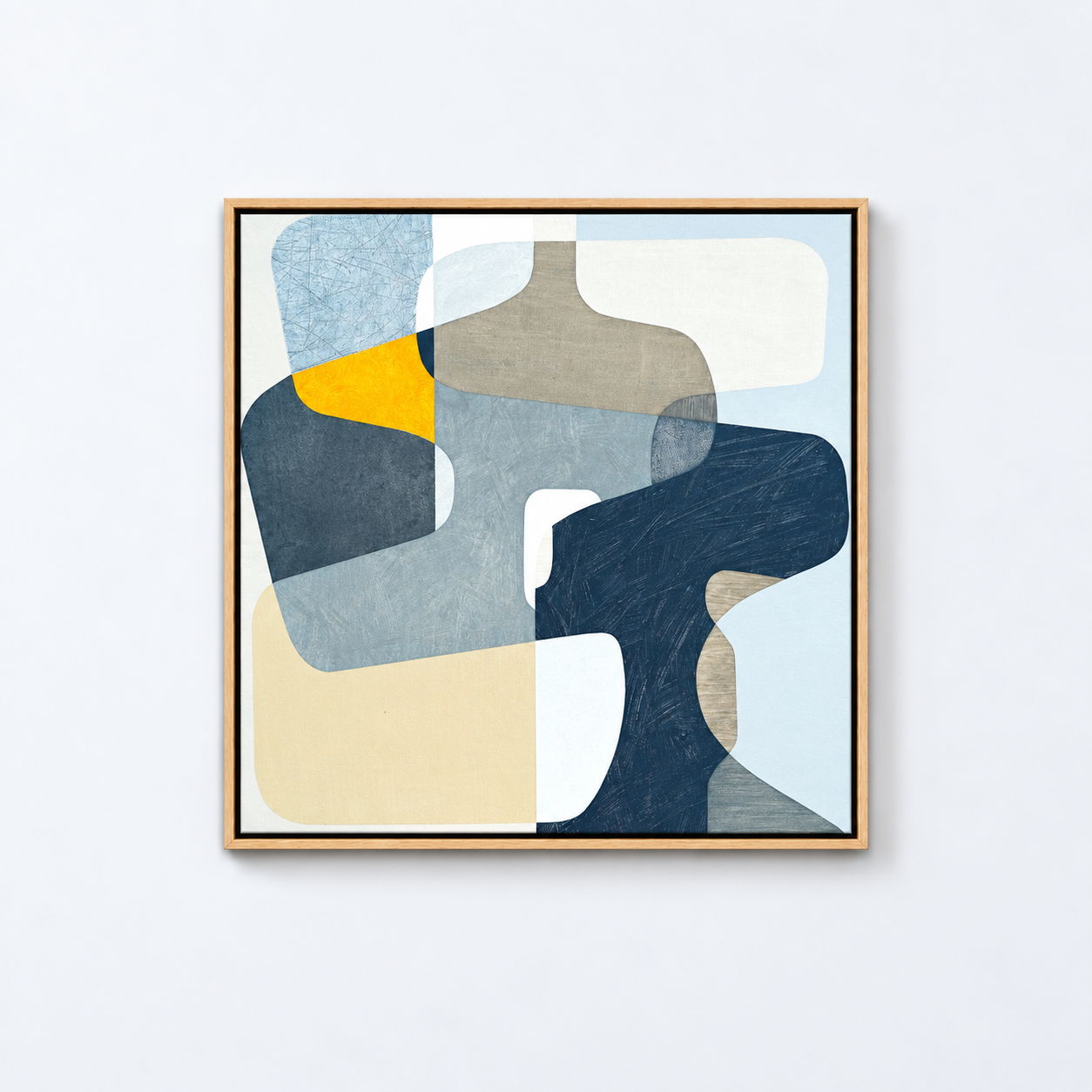 BOOGALOO 100 x 100 cm  | mixed media on panel with high gloss epoxy resin | SOLD