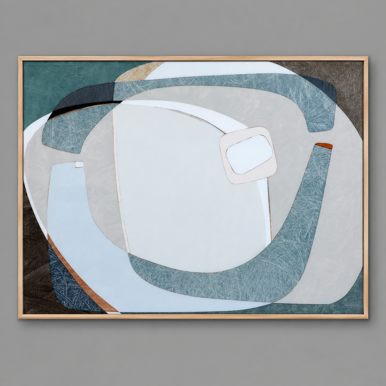 HERON’S NEST LOOK OUT POINT 90x65cm | mixed media on panel with high gloss epoxy resin |