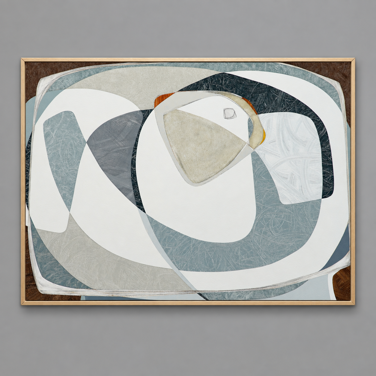 GRAVITY AND LIGHT 115 x 80 cm | mixed media on panel with high gloss epoxy resin | SOLD