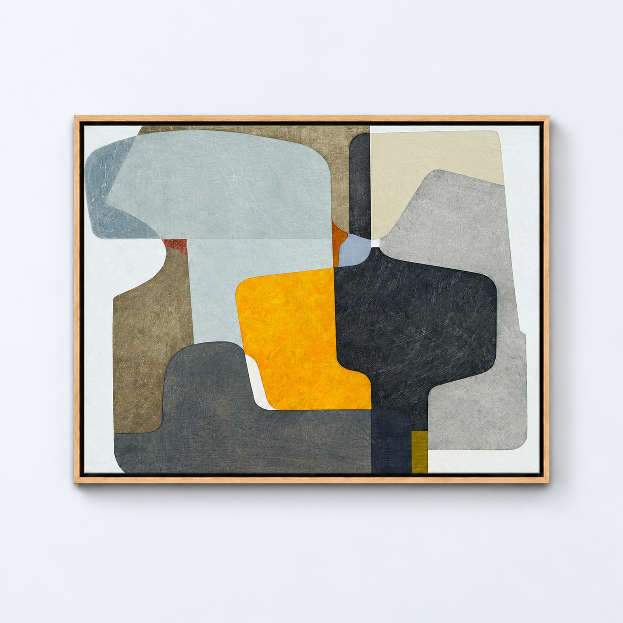 MELLOW YELLOW | 65x57cm | mixed media on panel |