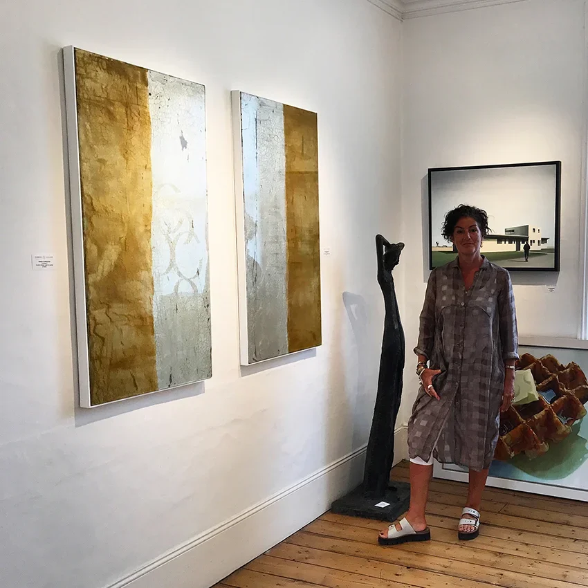 GILDED PANELS shown at The Fairfax Gallery | SOLD