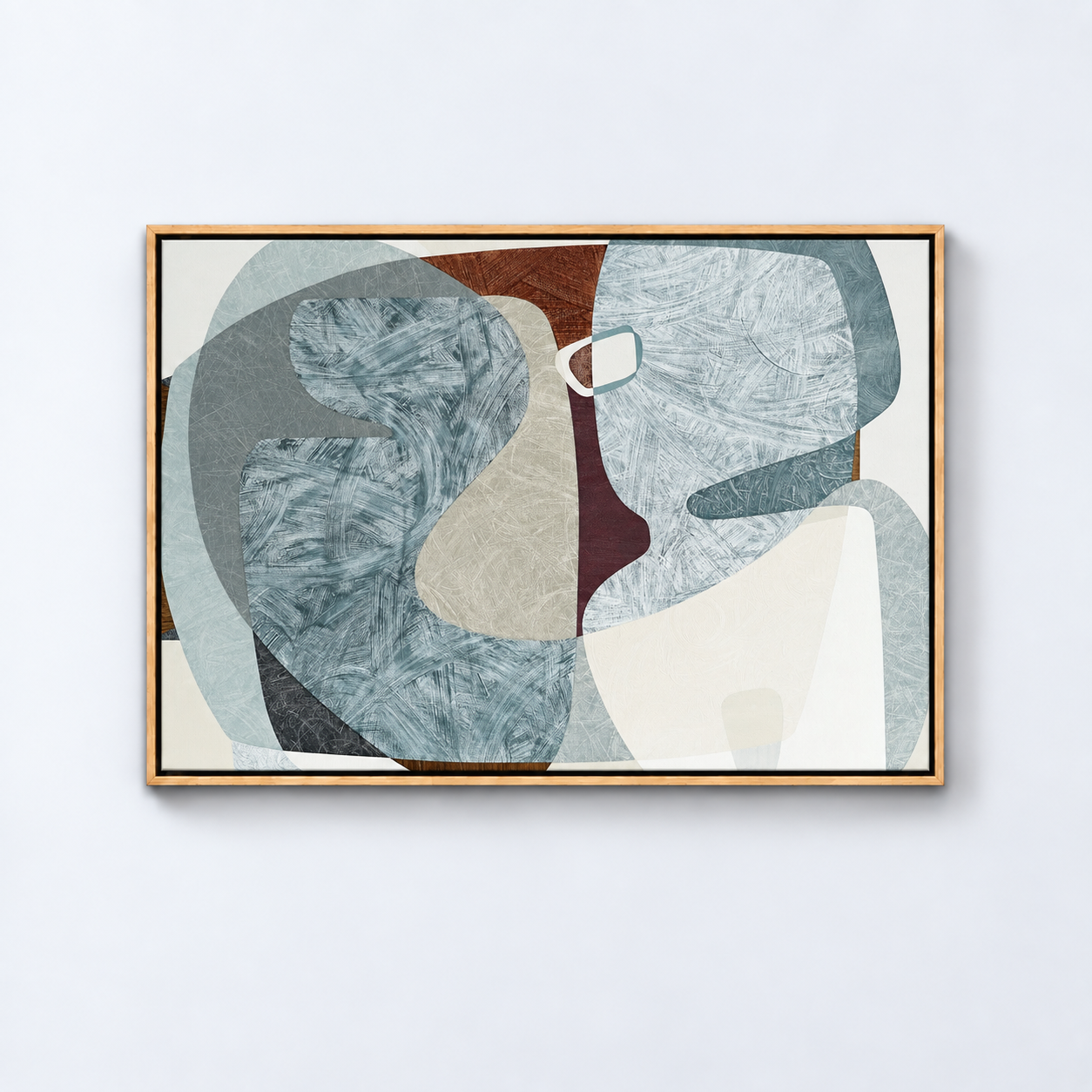 LIGHTHOUSE ROCK AT WITHYHAM | 110x75cm | mixed media on panel with high gloss epoxy resin | 