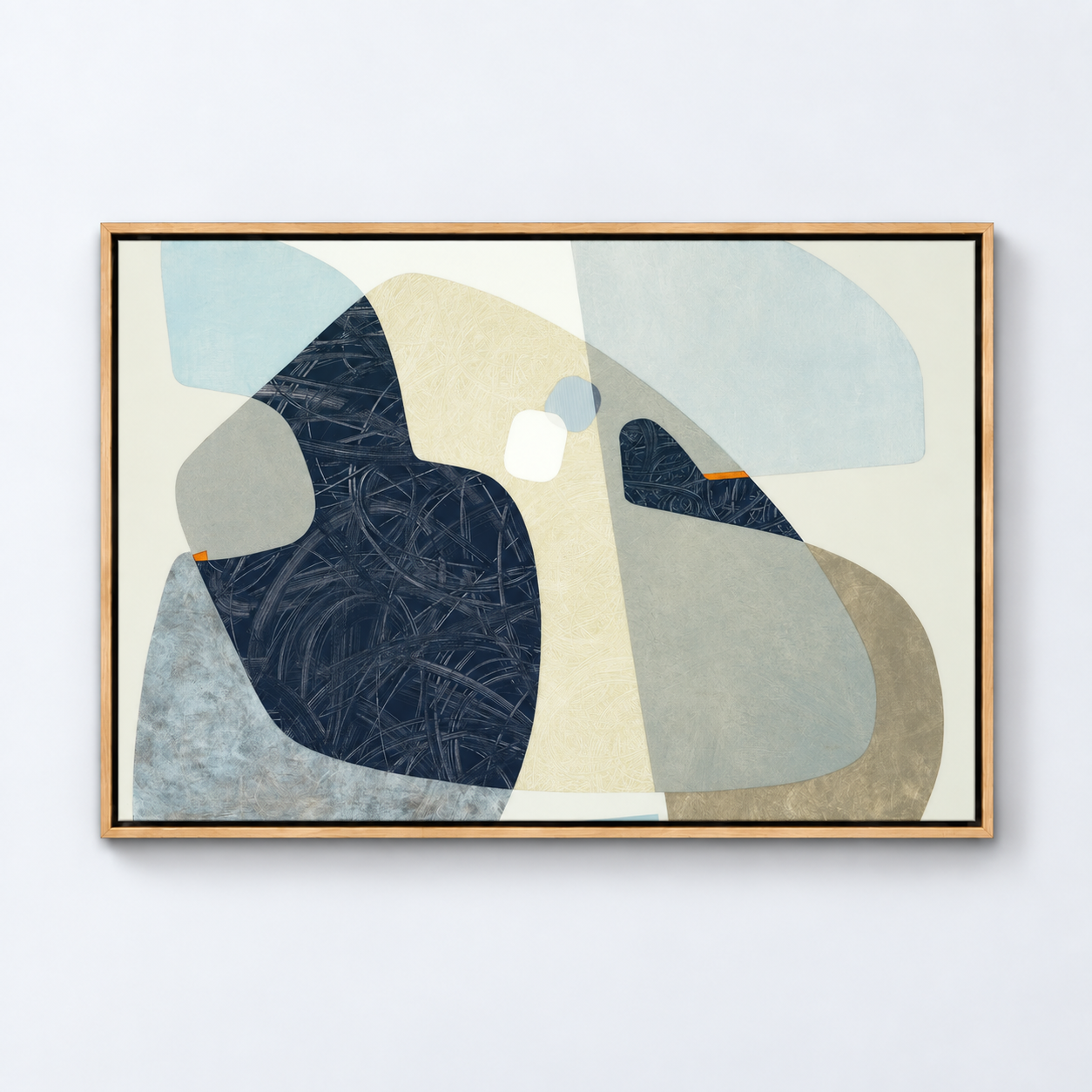  POINT 73 | mixed media on panel with high gloss epoxy resin | SOLD 