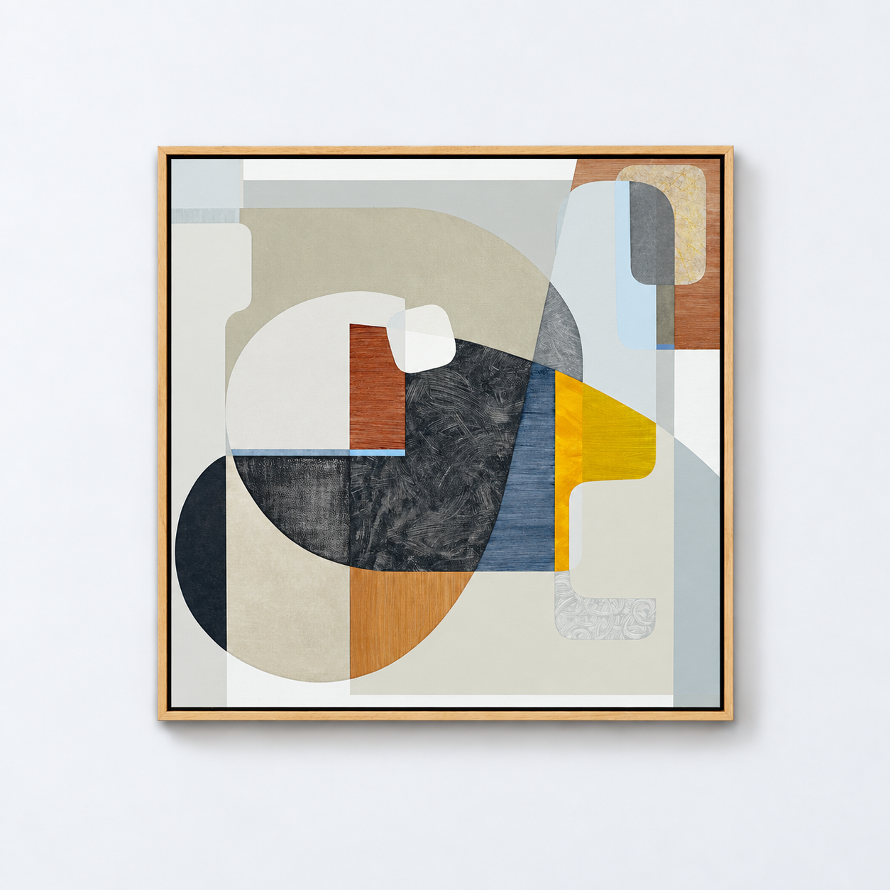PENTATONIC | 100 x 100 cm  | mixed media on panel with high gloss epoxy resin | SOLD