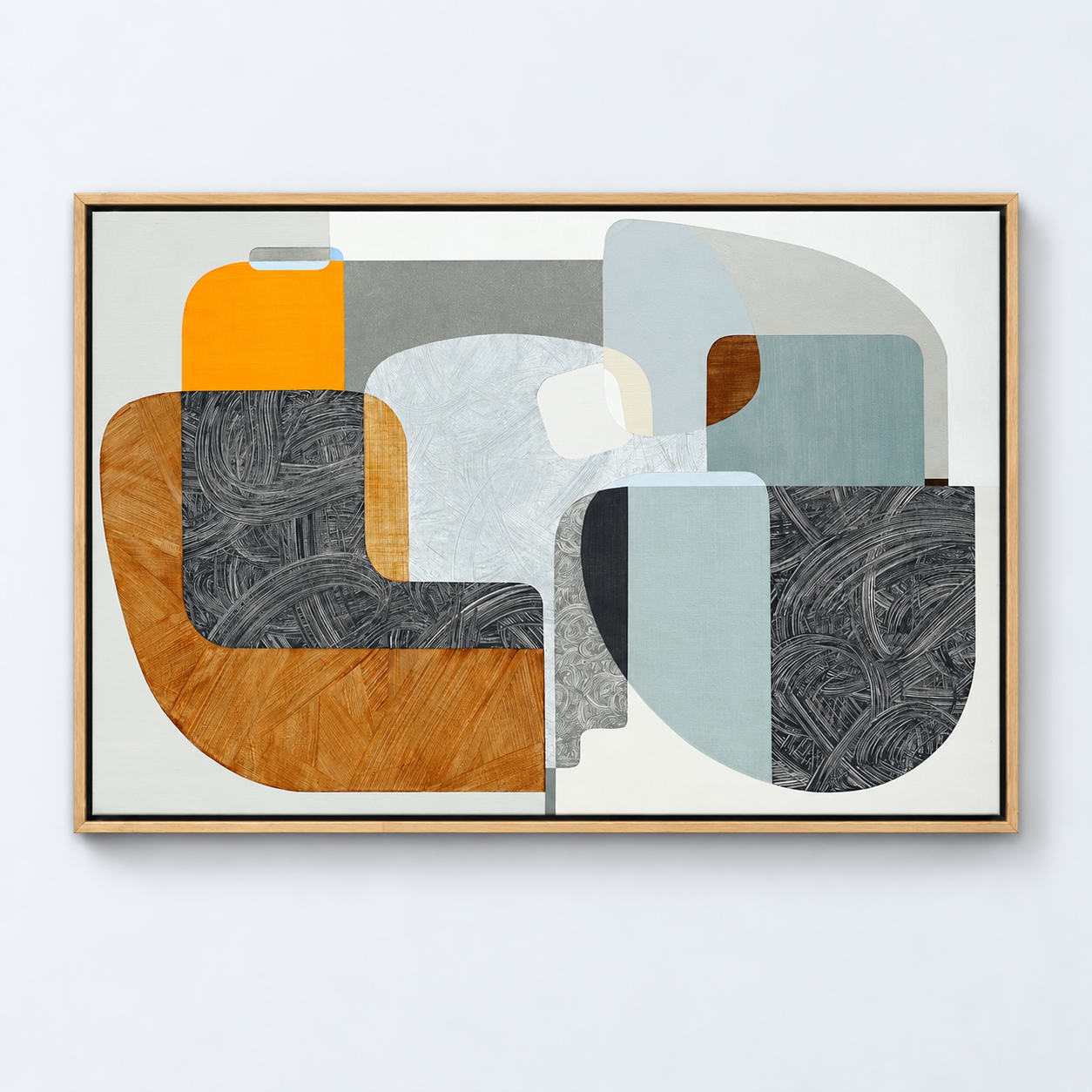 OSTINATO | 95x65cm | mixed media on panel with high gloss epoxy resin | SOLD