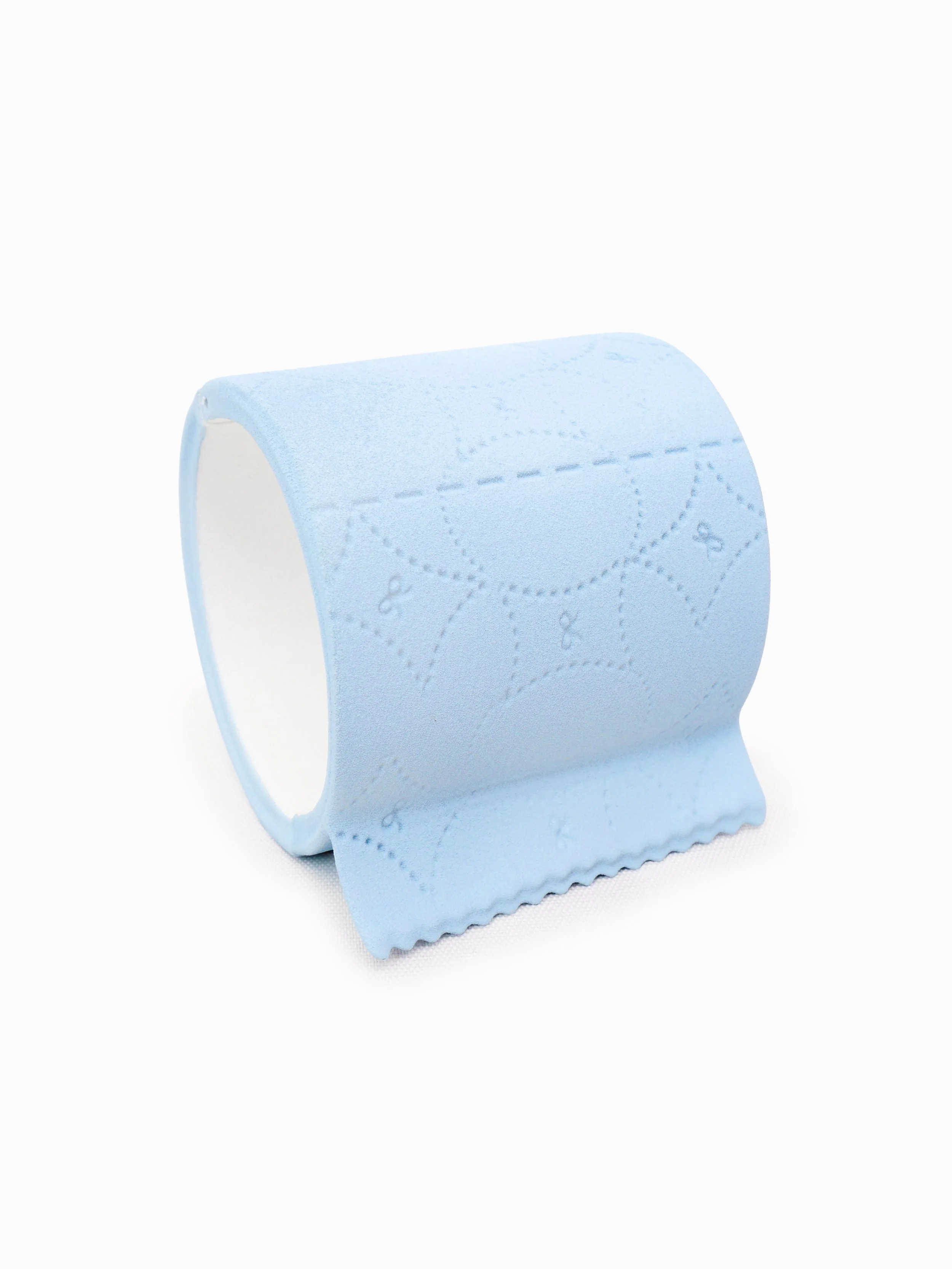 BLUE SQUARE BOW PAPER ROLL BRACELET