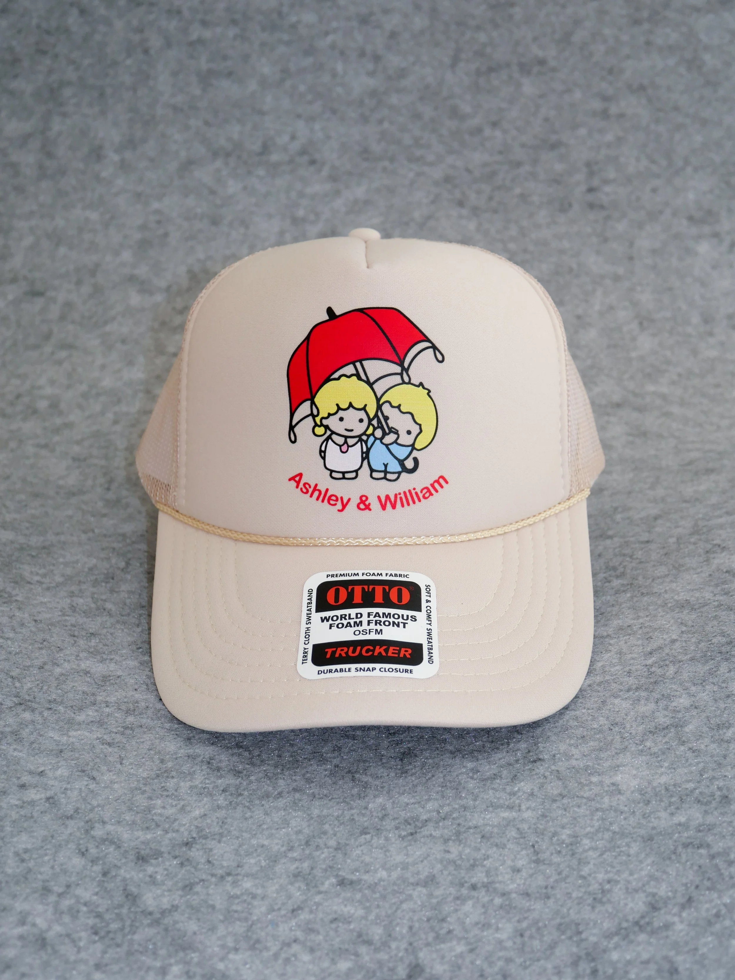 ASHLEY & WILLIAM TRUCKER CAP