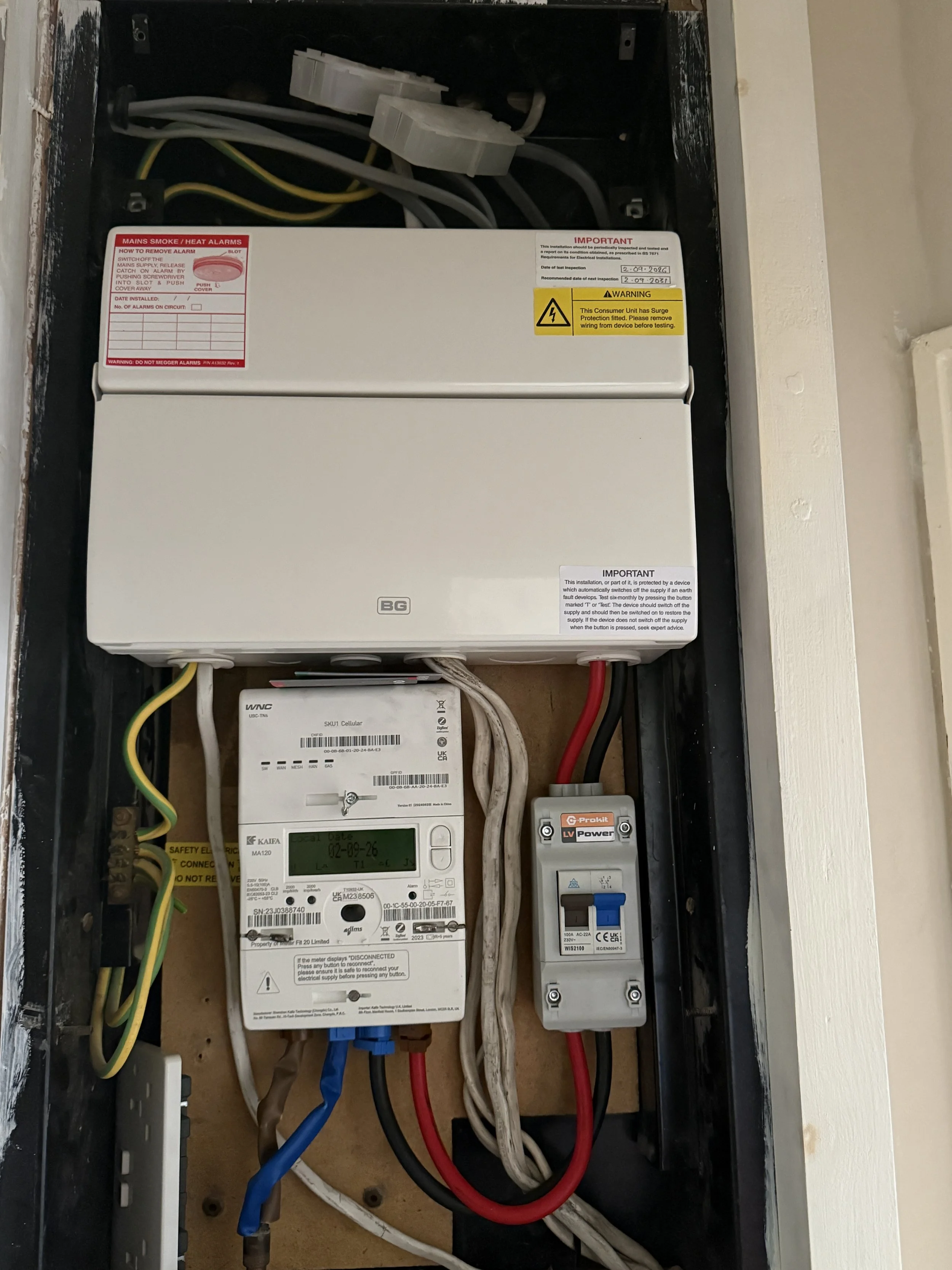 A New Consumer Unit to replace an Old Fuseboard