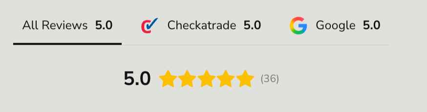 NOD Electrical Services reviews showing a 5.0 star rating