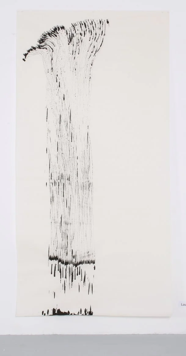 Vertical-left, Ink on Chinese xuan paper, 247x125cm 2.jpg