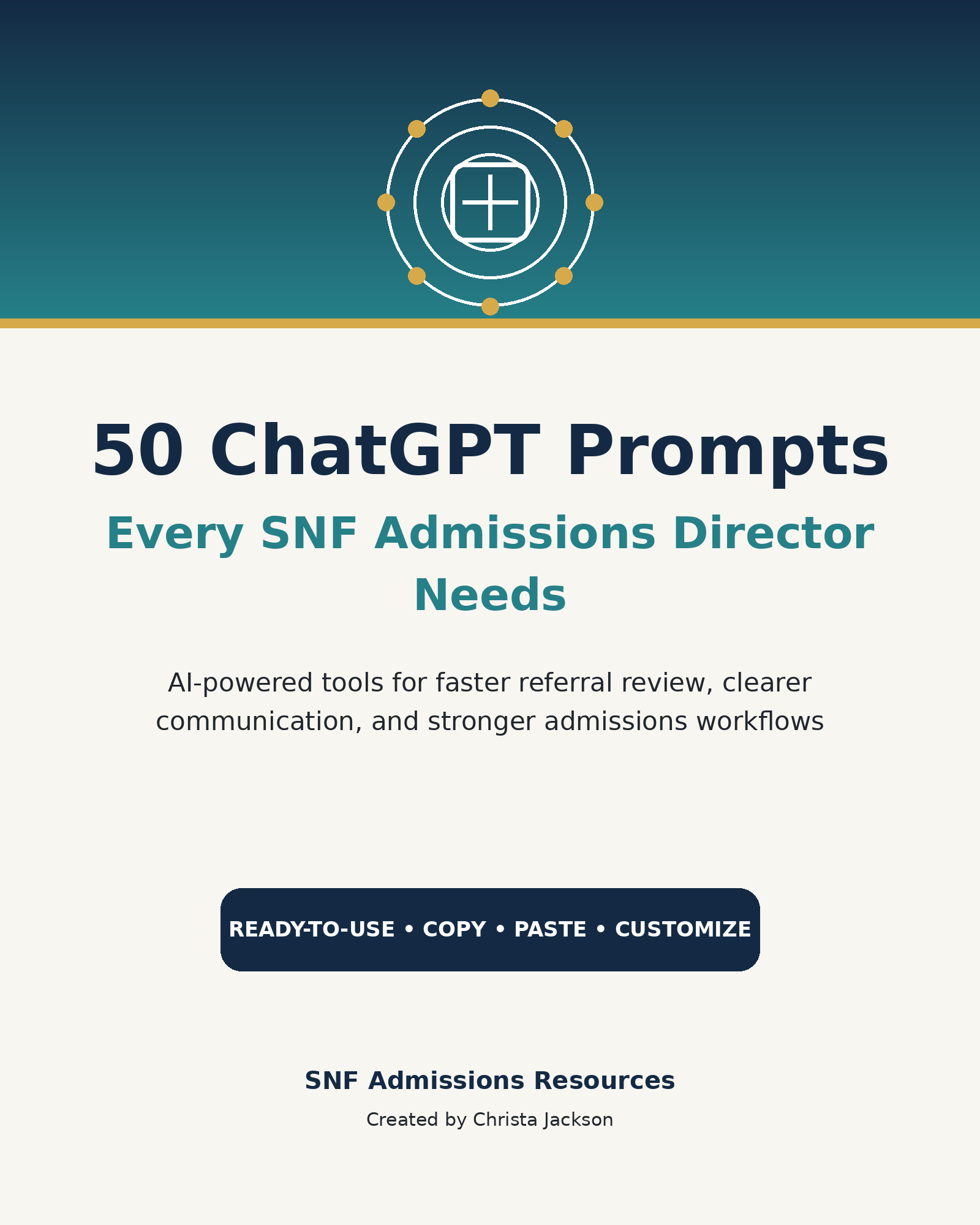 50 ChatGPT Prompts Every SNF Admissions Director Needs