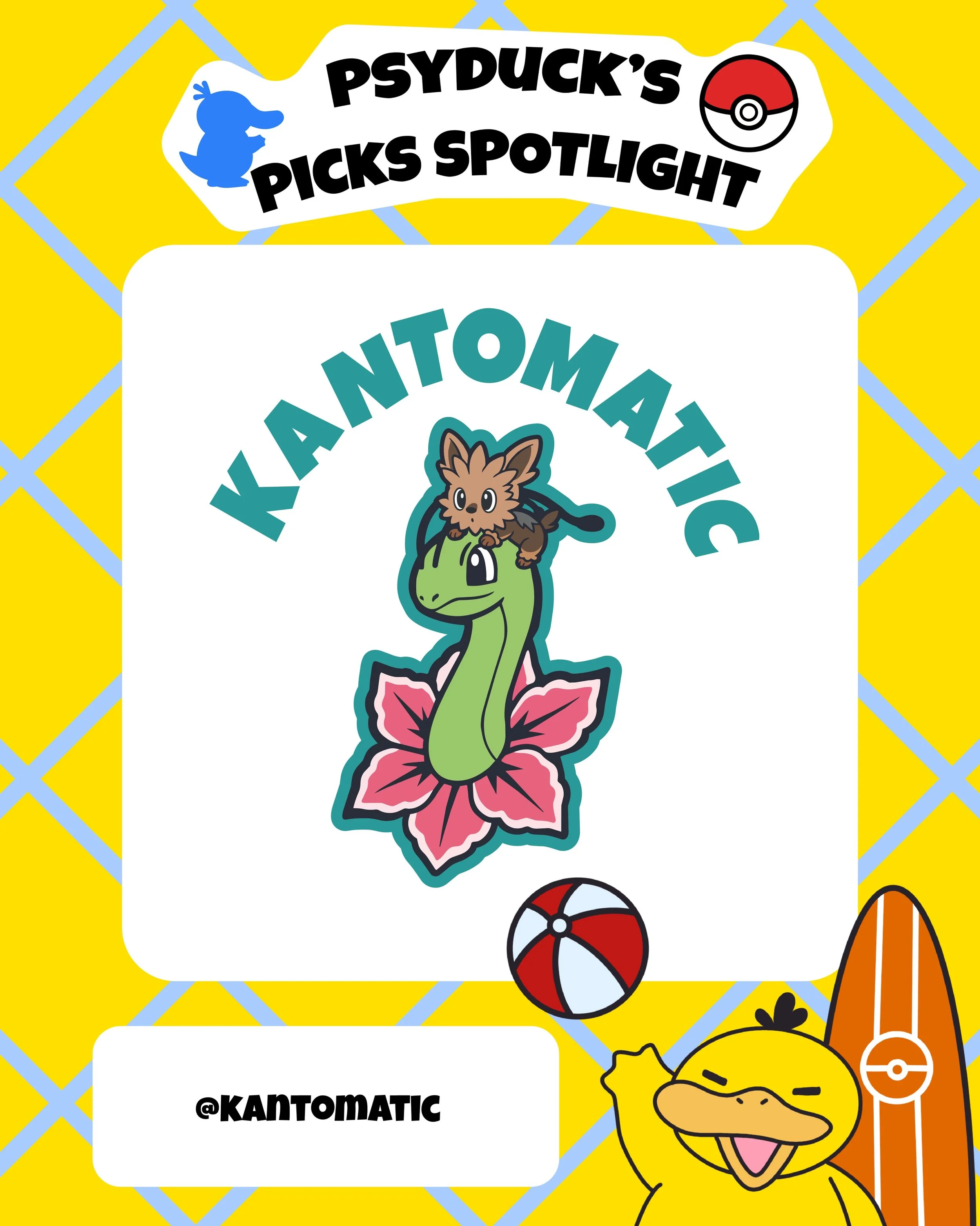 Meet the vendors that Psyduck picked. 
@kantomatic 
#supportlocalartists #market #thecreativegrovemarket #clermont